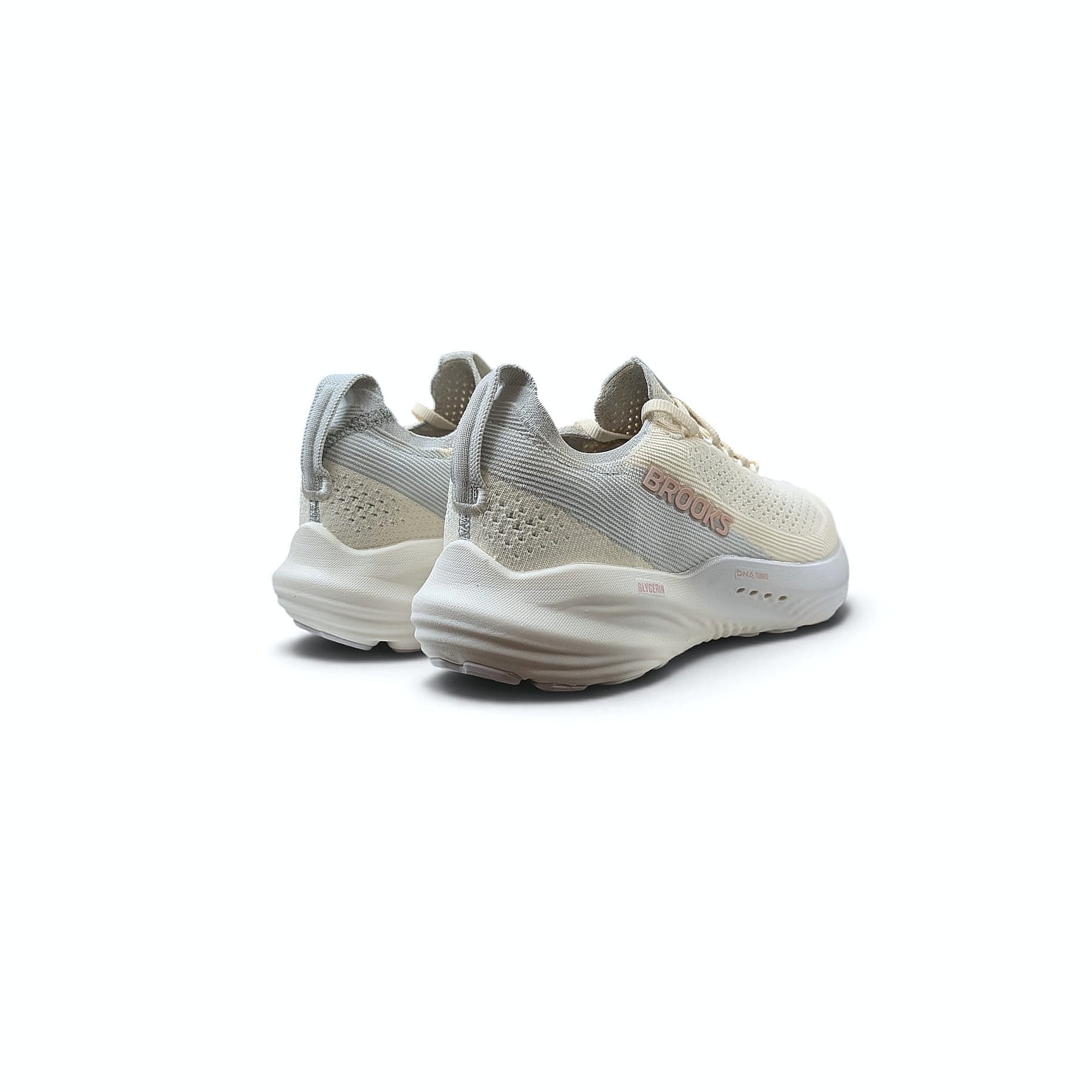 Brooks Glycerin StealthFit 22 Damen Laufschuh - Coconut-Oyster-Rose