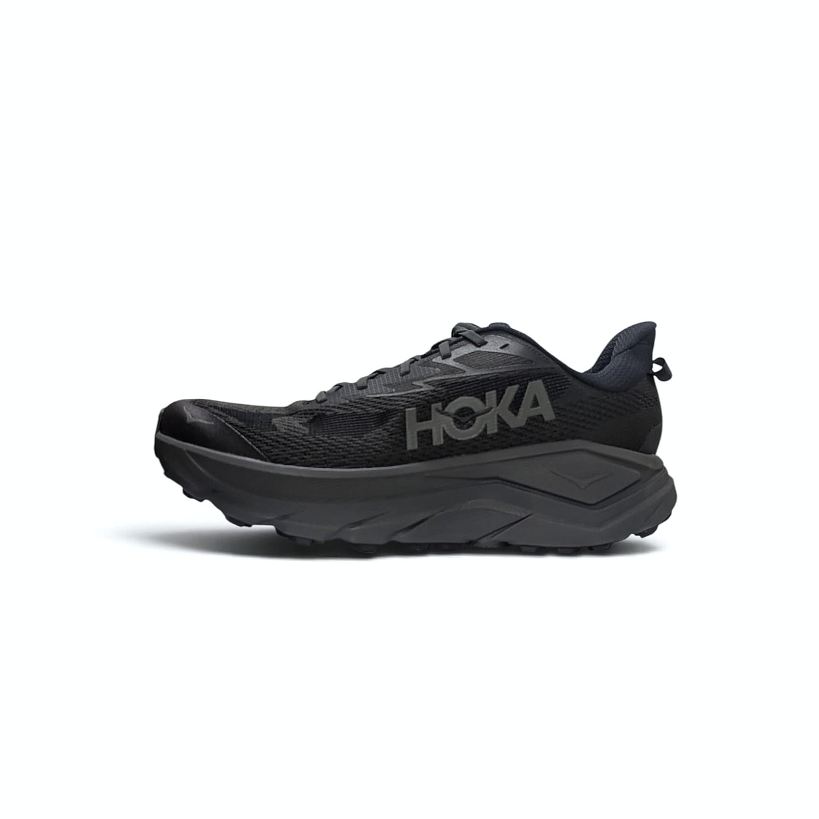 Hoka Challenger 8 Herren Road-to-Trail-Laufschuh Black-Carbon Black