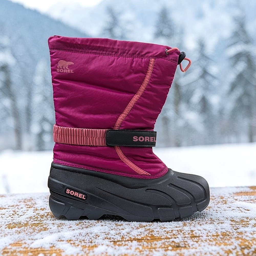 SOREL Flurry Kinder Winterstiefel - Deep Blush - Tropic Pink