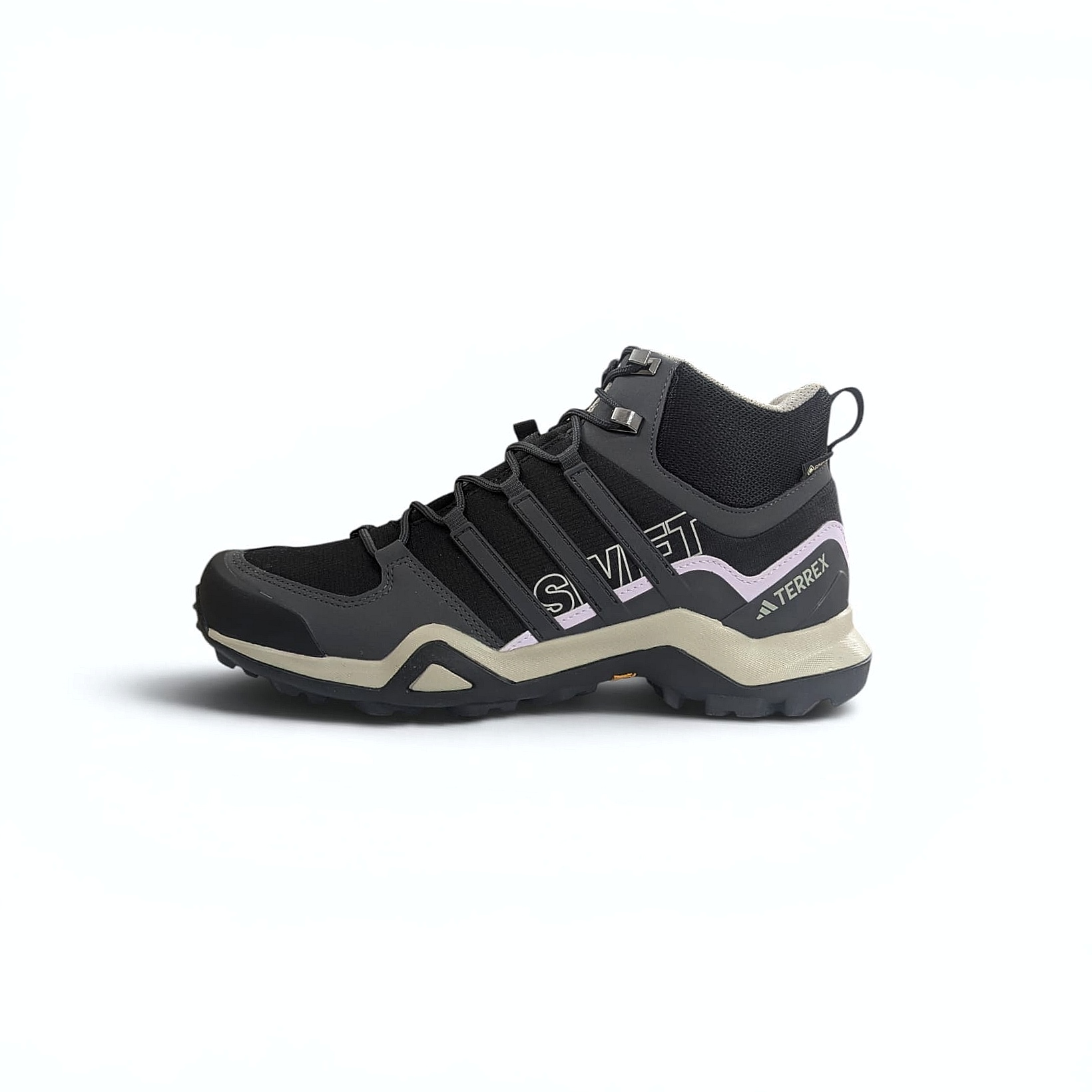 Black Adidas Terrex Swift R2 MID GTX Damen Wanderschuhe