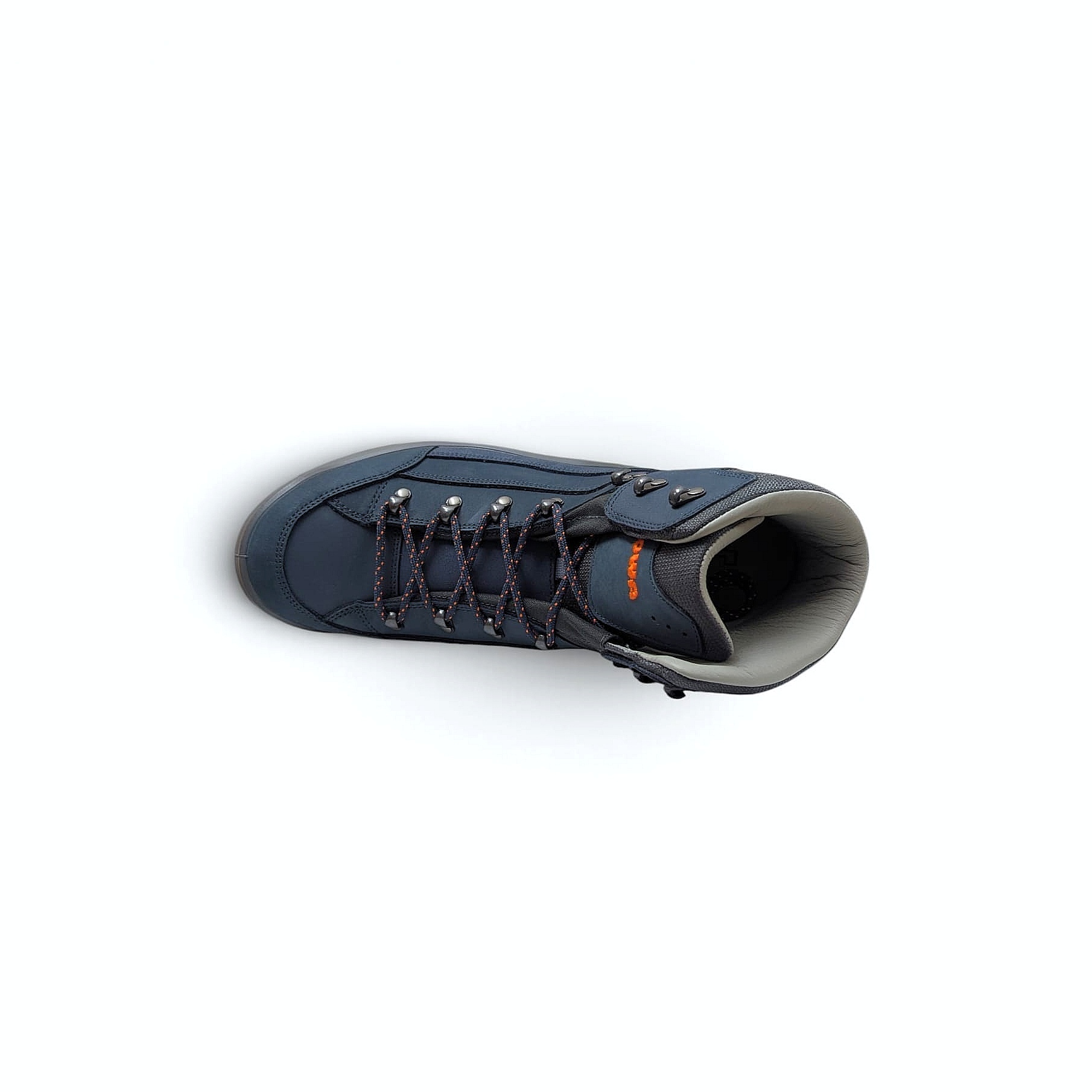 LOWA Renegade LL Mid Herren Wanderschuh – Dunkelblau/Orange