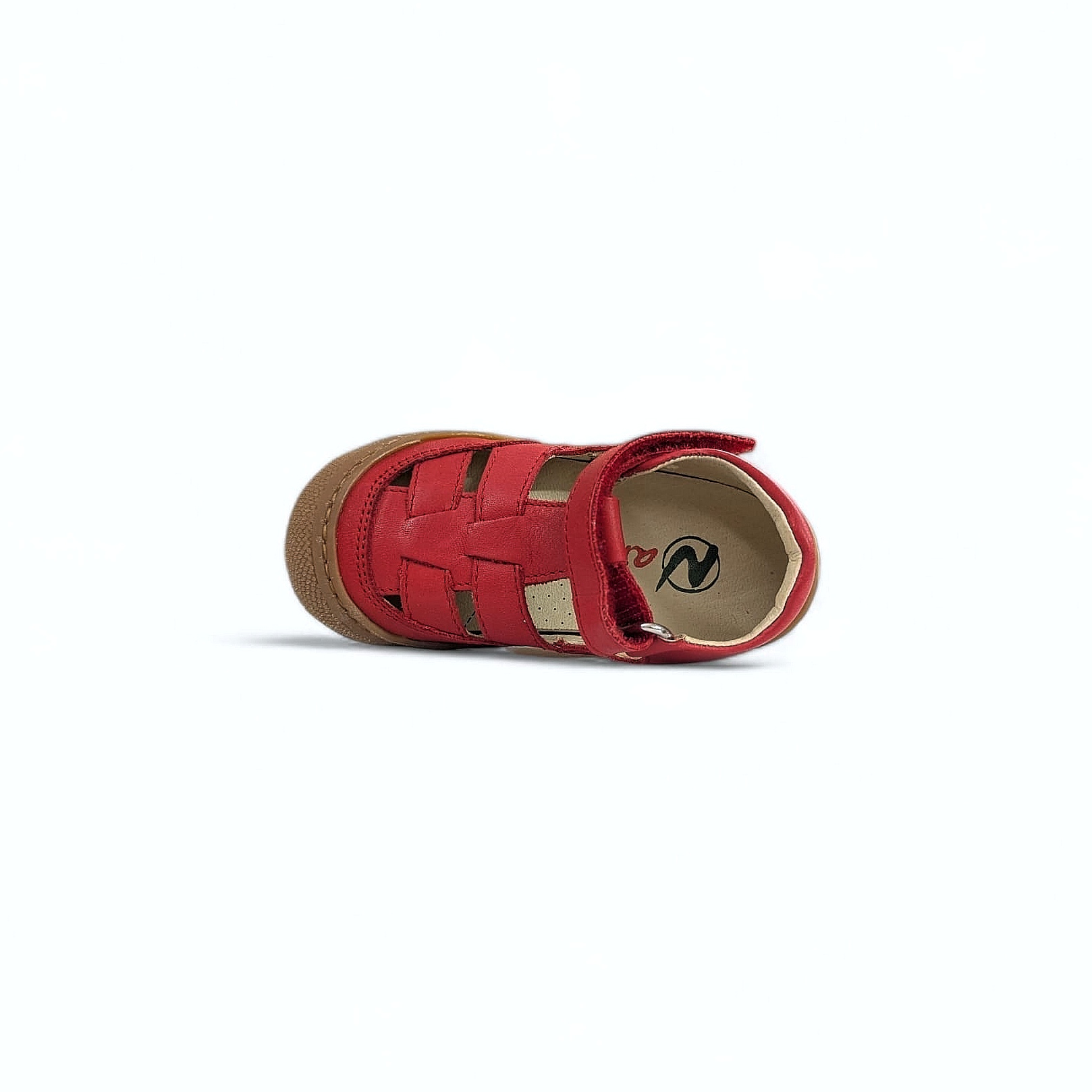 Rot Naturino Wad Kinder Halbsandalen
