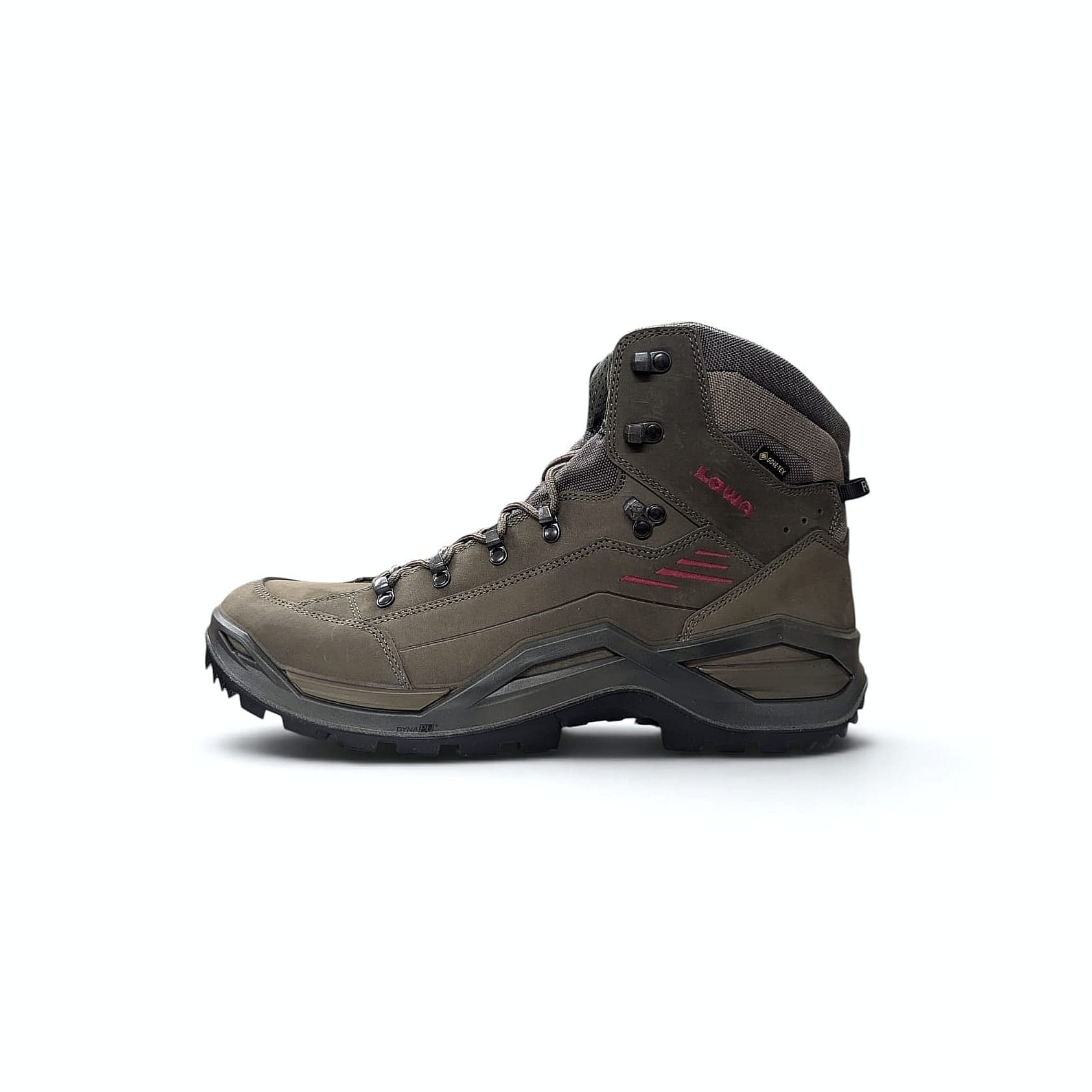 LOWA Renegade EVO GTX Mid Herren Wanderschuh Stein-Rothholz