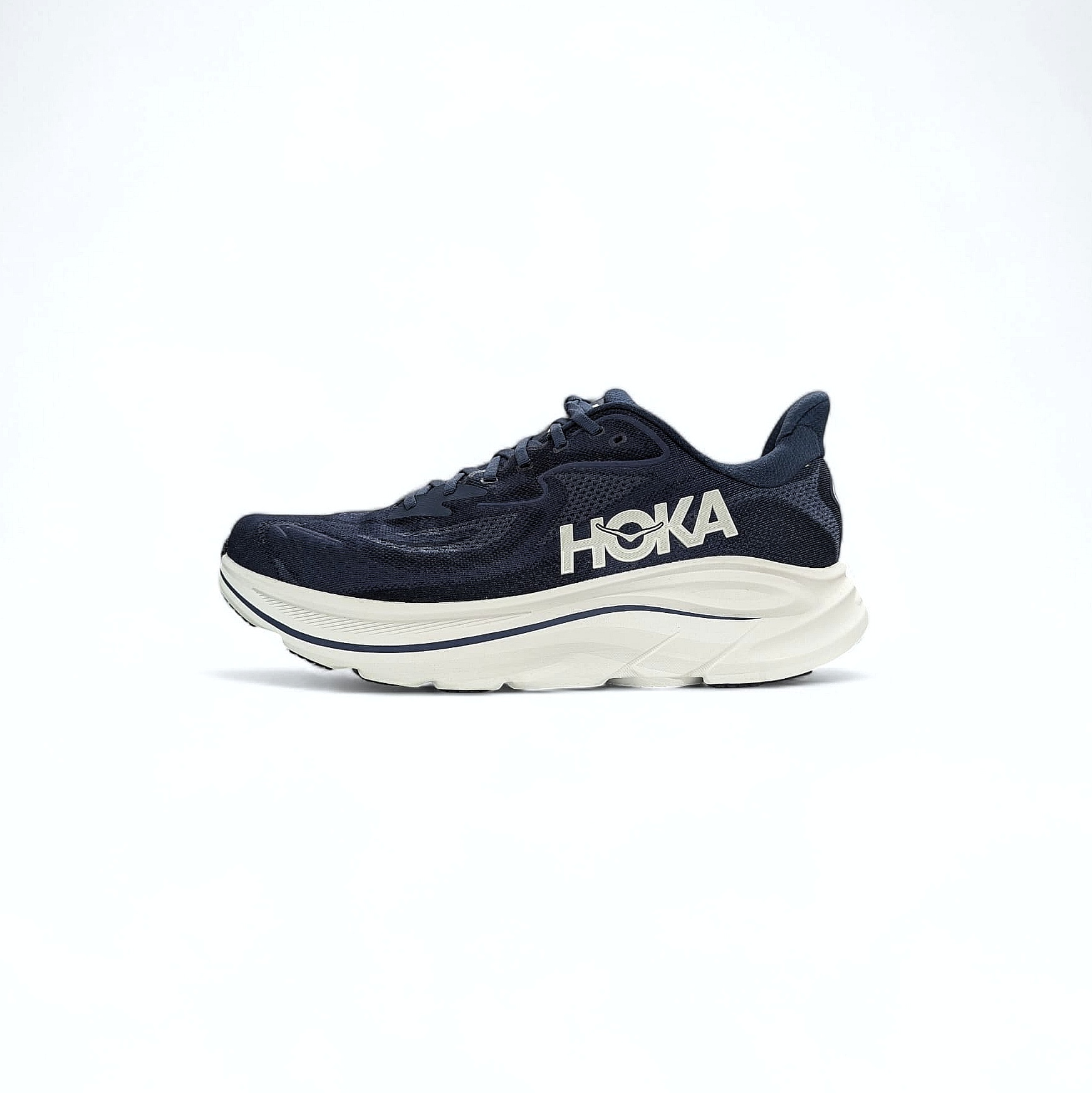 Navy Hoka M Clifton 10 Herren Laufschuhe