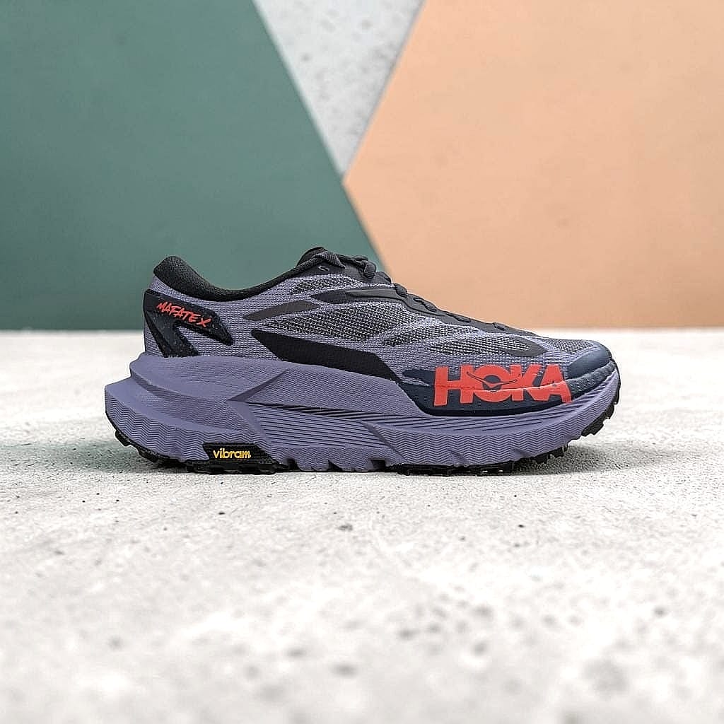 Hoka W Mafate X Damen Trailrunning Schuhe Berry Jam .Squid Ink