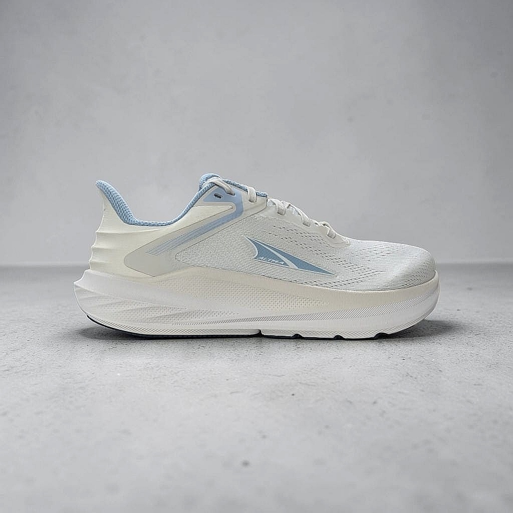 Altra W Torin 8 Damen Laufschuhe White-Light Blue
