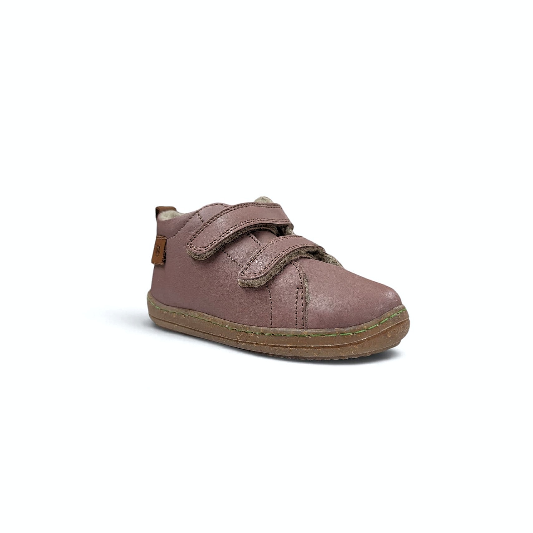 Naturino Vento VL Nappa Spaz Kinder Lauflernschuh Rosa Antico-Cognac