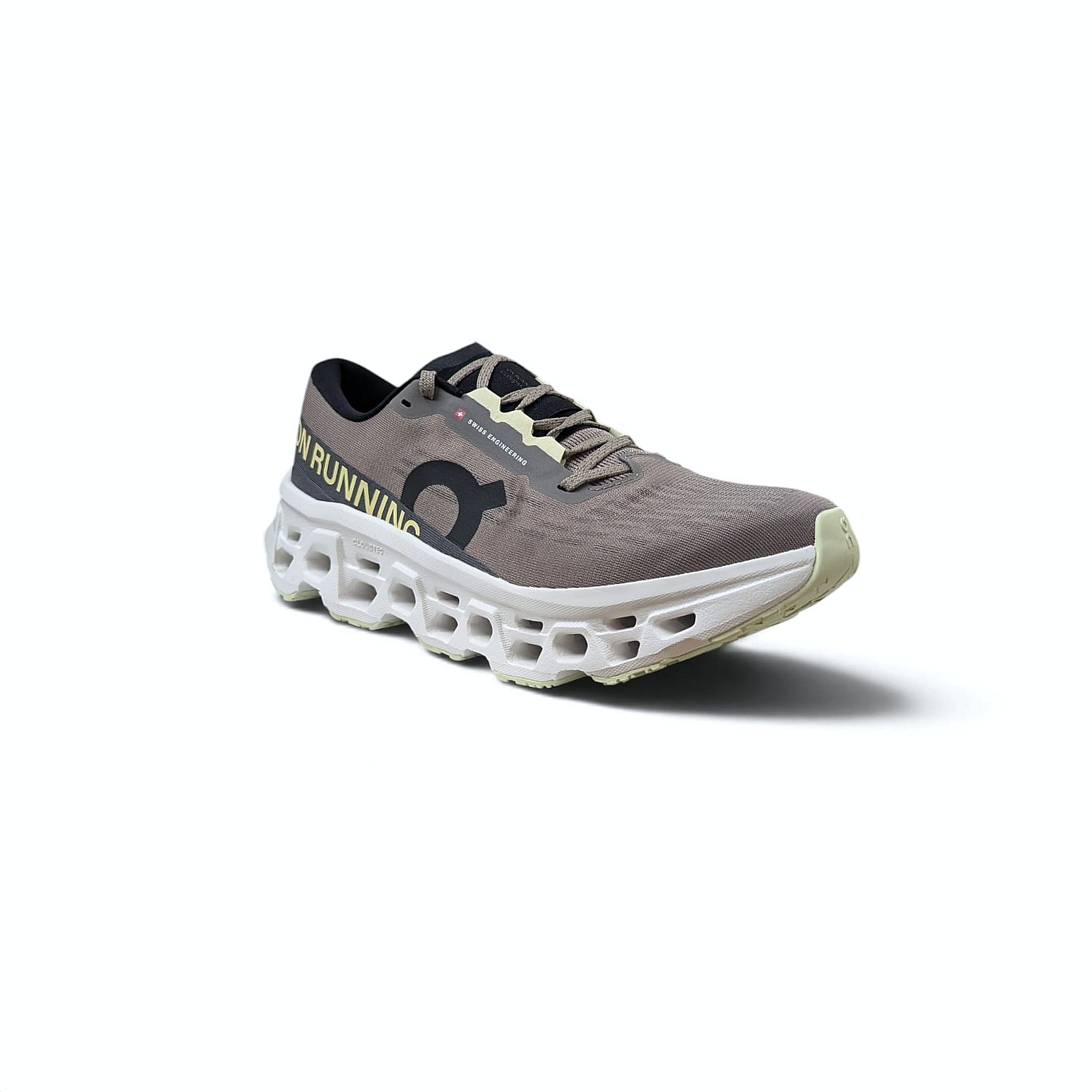On Cloudmonster 3 Damen Laufschuh Cinder - Ivory