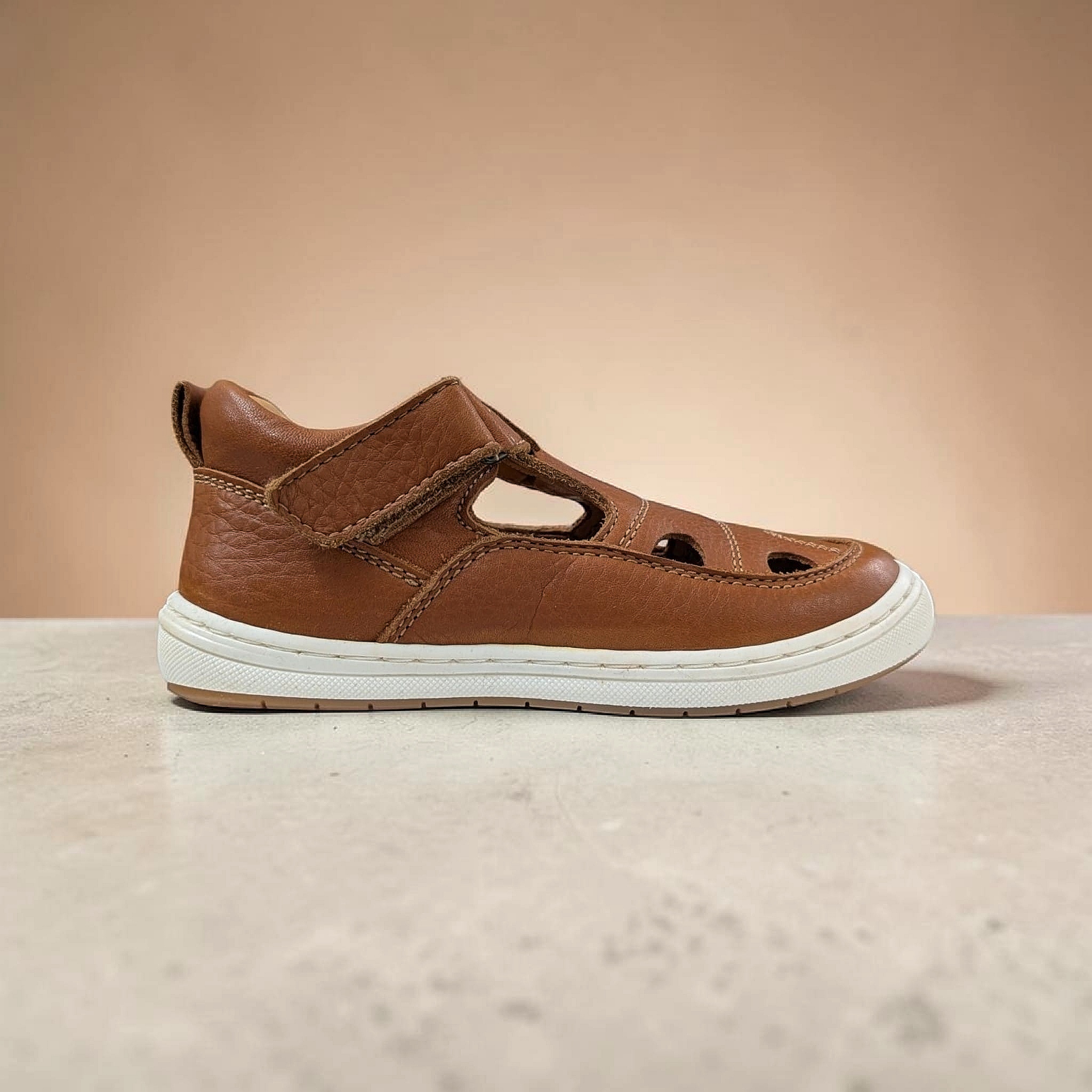 Cognac Bisgaard Kinder Halbsandalen