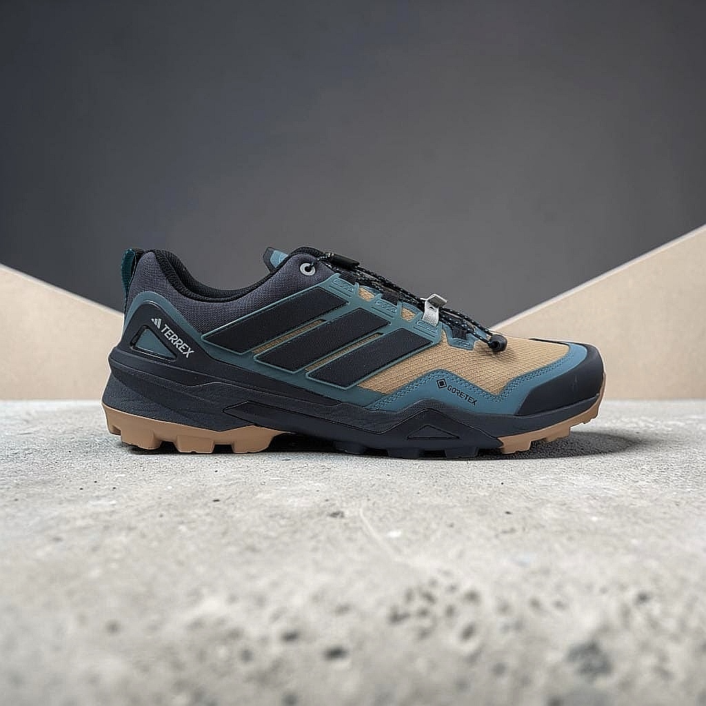 Adidas Terrex Skychaser GTX Herren Wanderschuh - Cardboard-Core Black-Legend Ivy