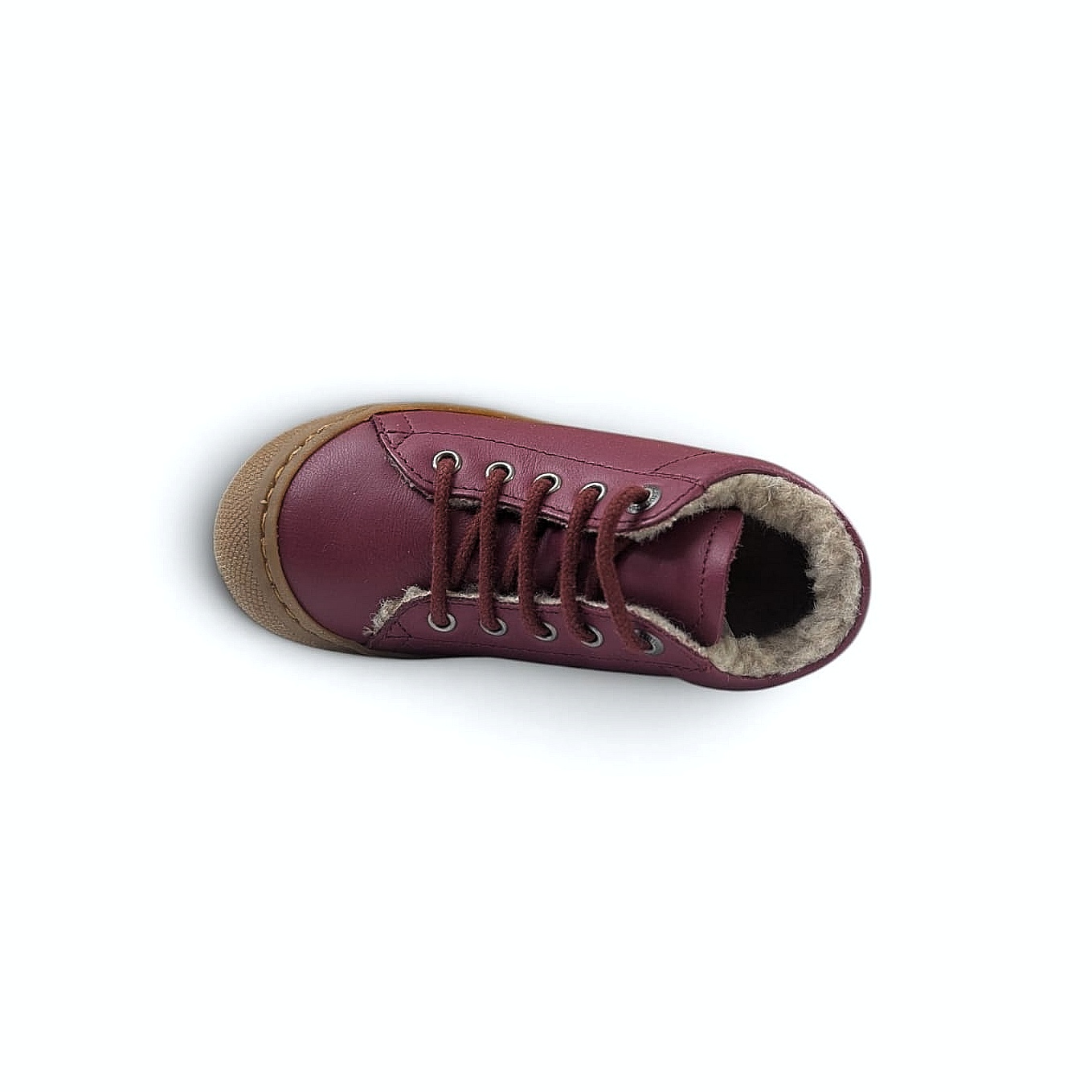 Naturino Cocoon Kinder Winterschuh mit Schnürung - Berry Red