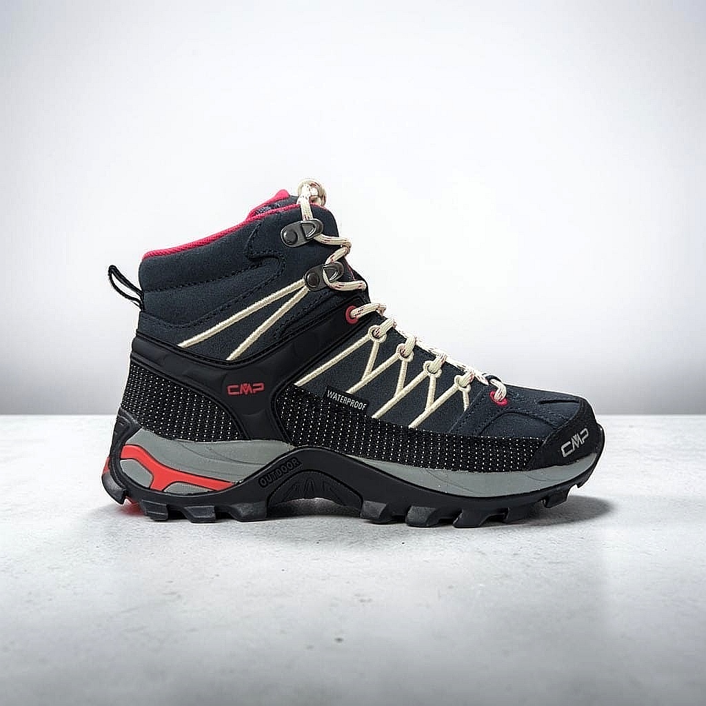 CMP Rigel Mid WMN Trekking Shoe WP – Damen Trekkingschuhe Antracite-Off White