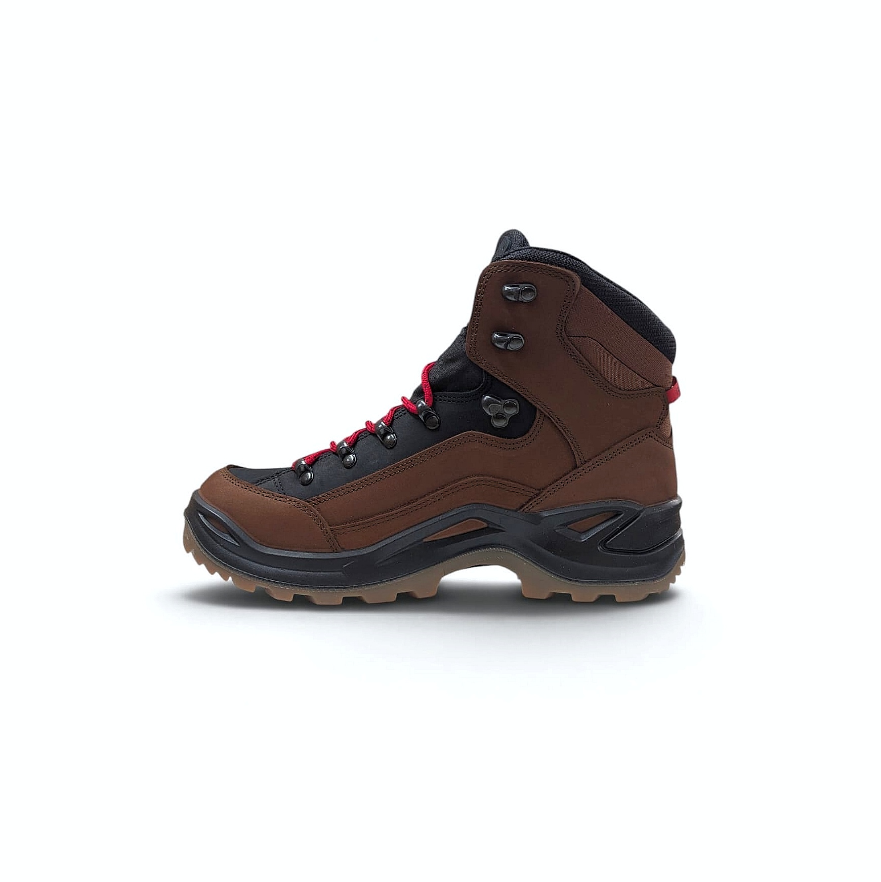 LOWA Renegade GTX Mid Herren Wanderschuhe Mahagoni-Rot