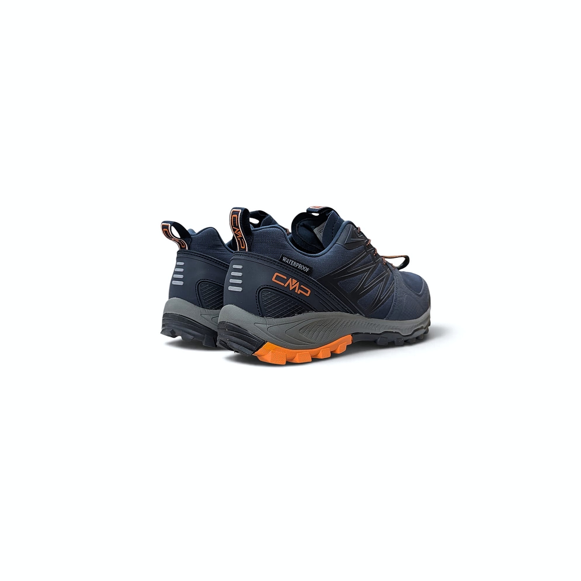 CMP Atik WP Trail Running Shoes – Herren Trailrunning-Schuhe Blau-Orange