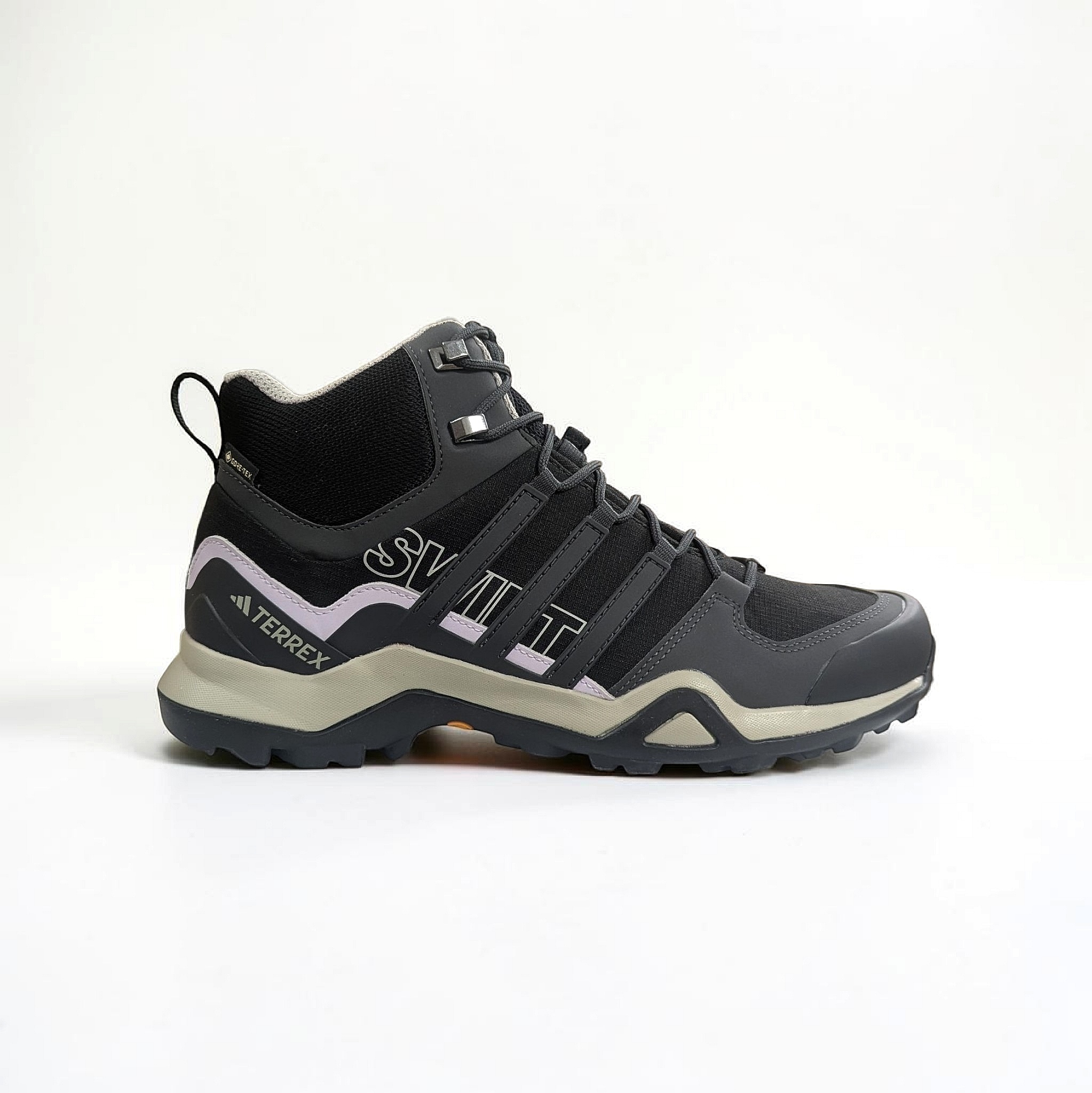 Black Adidas Terrex Swift R2 MID GTX Damen Wanderschuhe