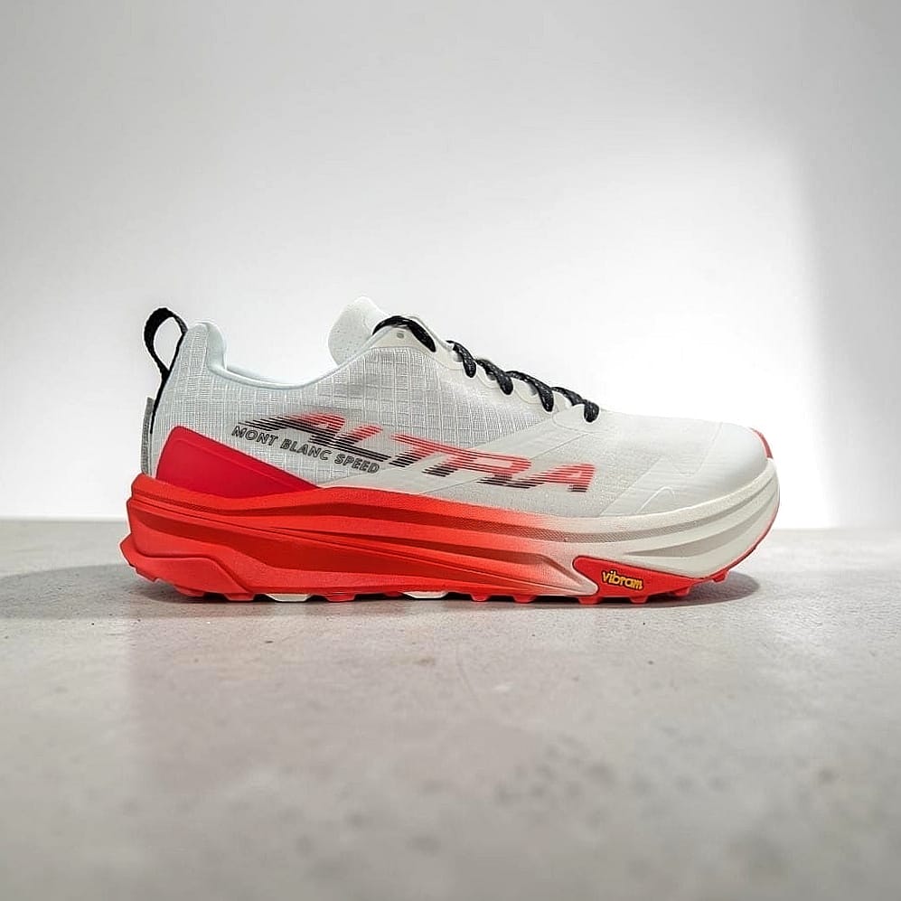 Altra W Mont Blanc Speed Damen Trailrunning Schuh White.Red