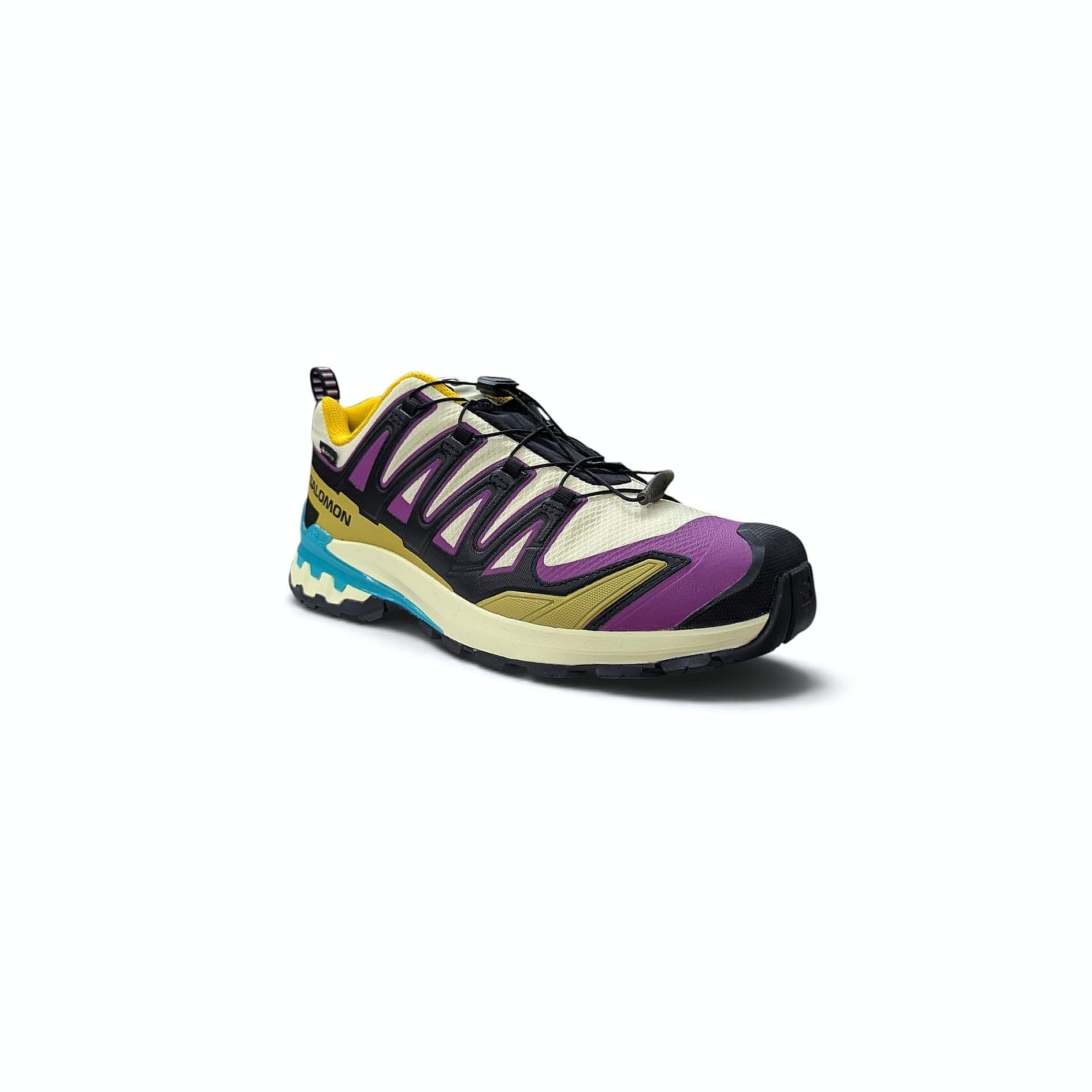 Salomon XA PRO 3D V9 GTX Herren Trailrunning-Schuh Transparent Yellow-Black-Waterfall