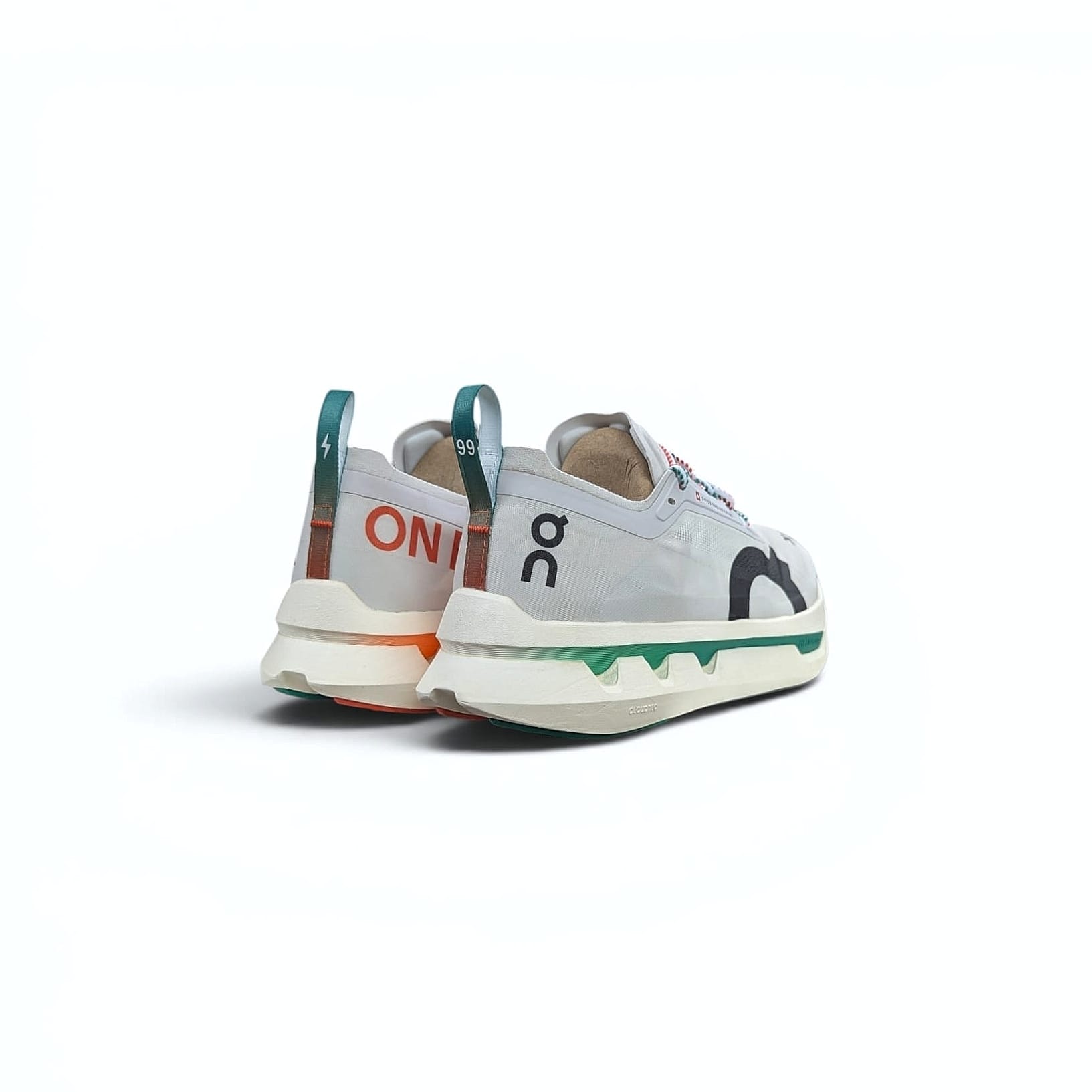 On Running Cloudboom Zone Damen Laufschuhe  White  Flame
