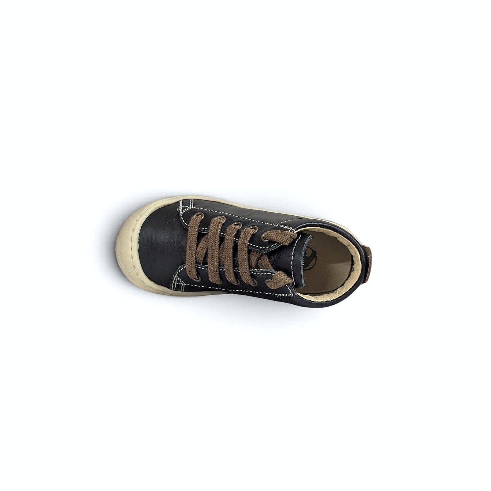 NATURINO Punky Nappa Sneaker – Nero-Topo