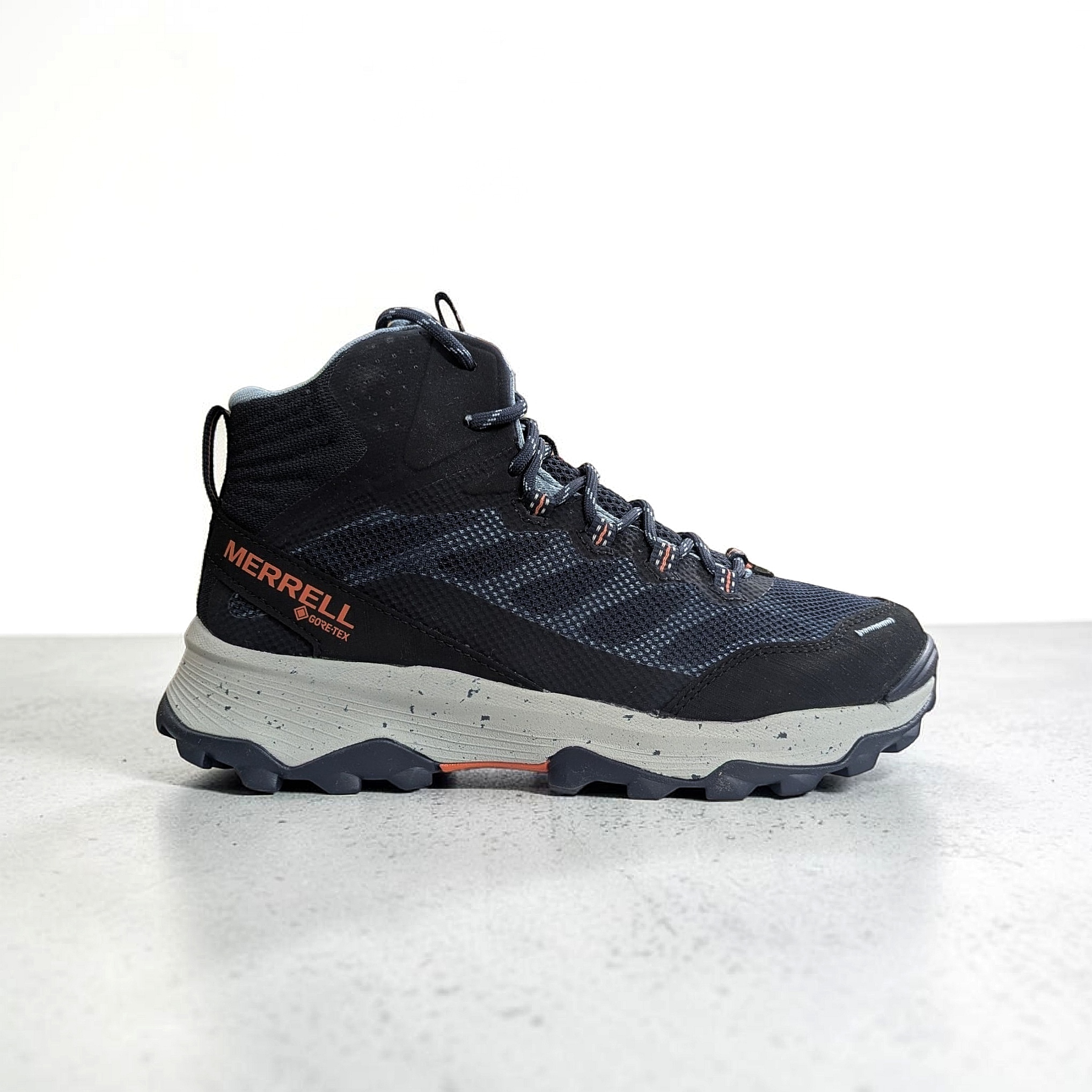 Navy Merrell Speed Strike Mid Gtx Damen Wanderschuhe