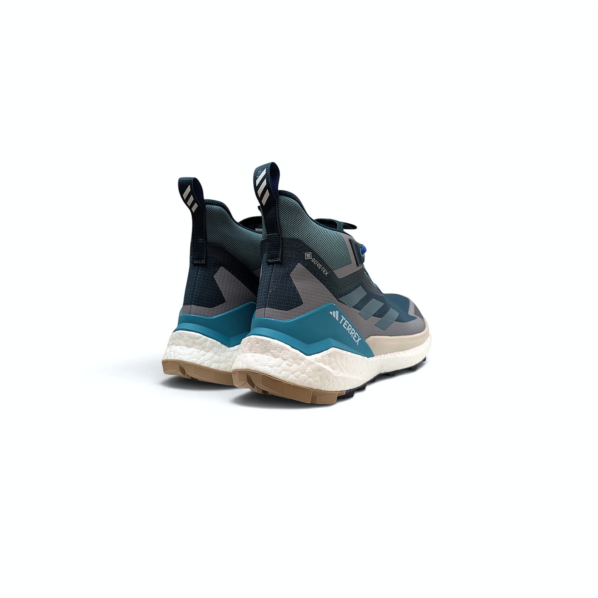 Adidas Terrex Free Hiker 2.0 GTX Herren Wanderschuh – Aurora Ivy-Preloved Teal-Grey Three