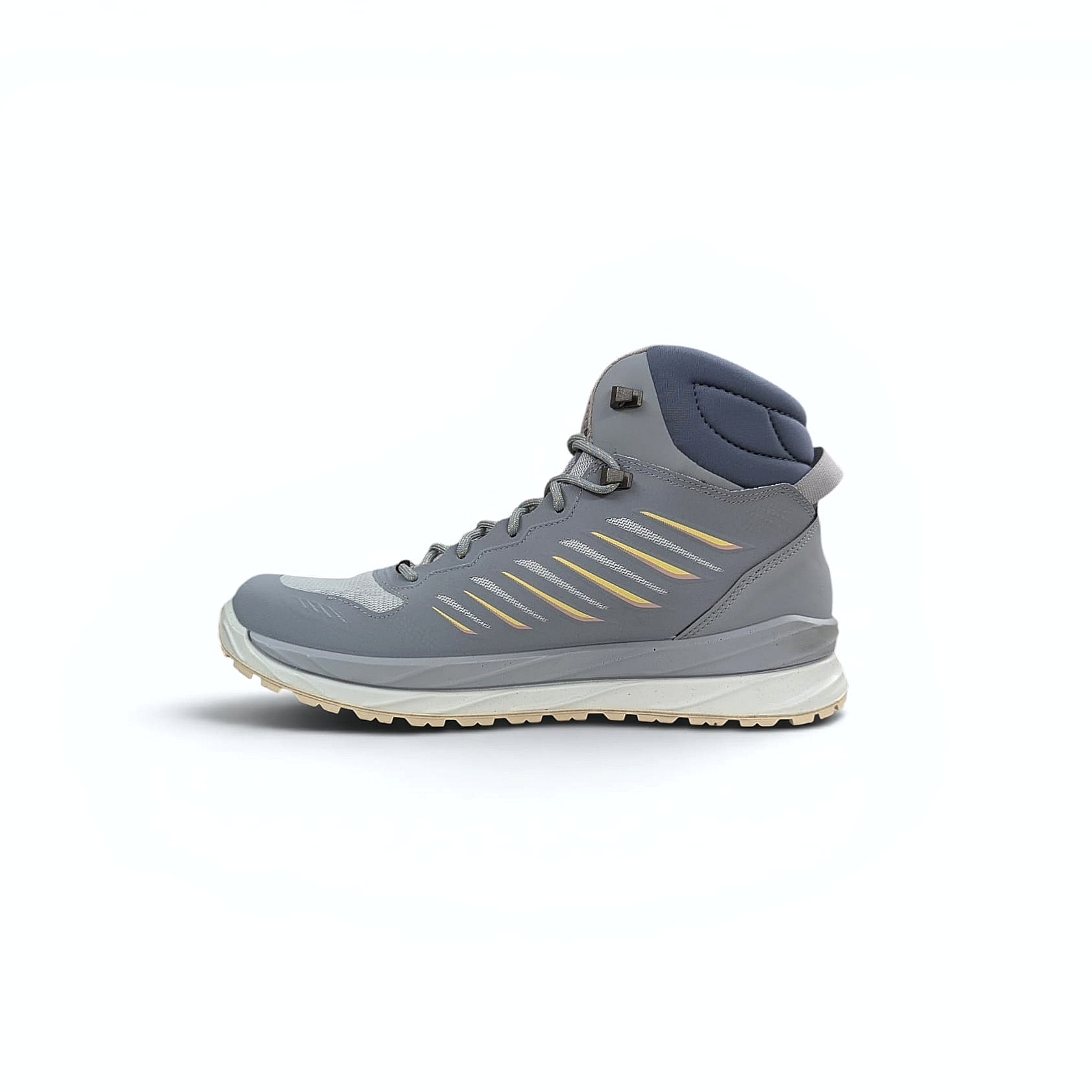 Grau Lowa Axos Gtx Mid Damen Trekkingschuhe