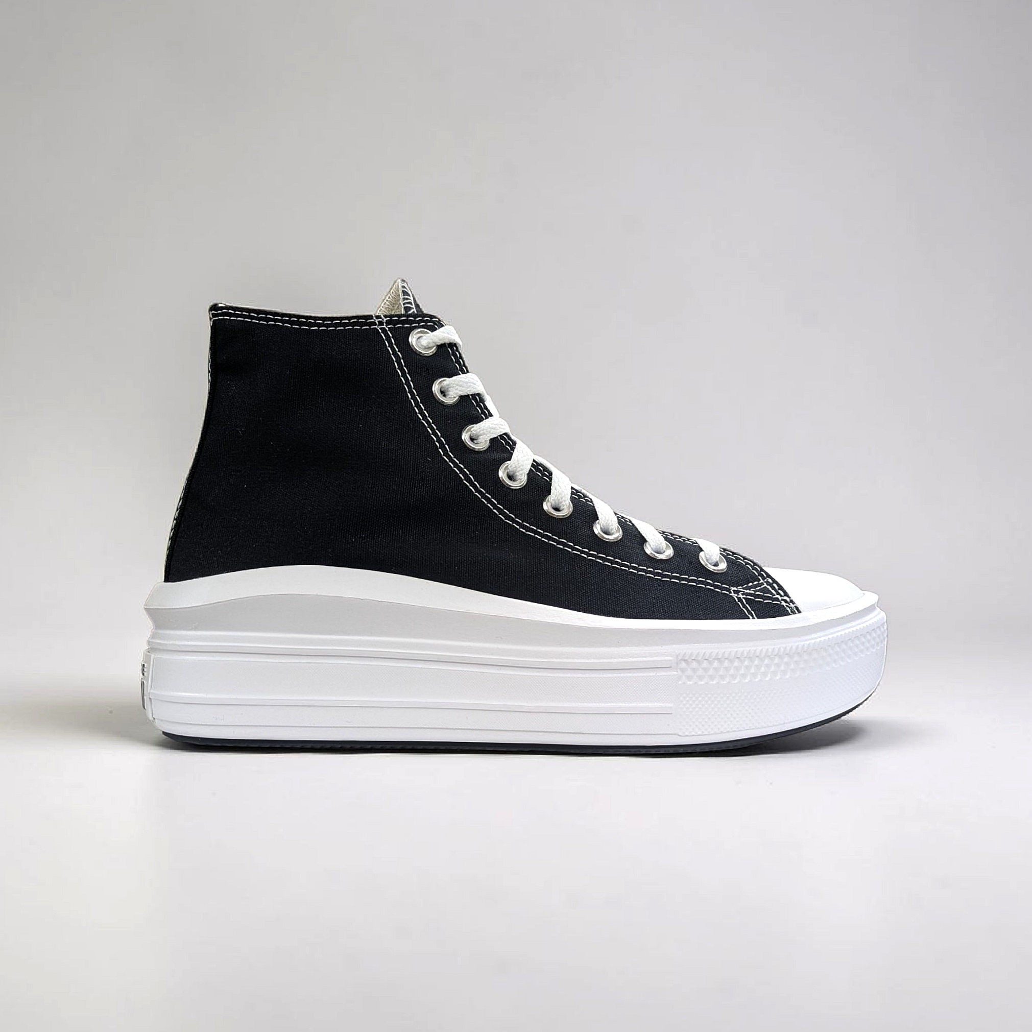 Black Converse All Star Ctas Move Hi Damen Sneakers