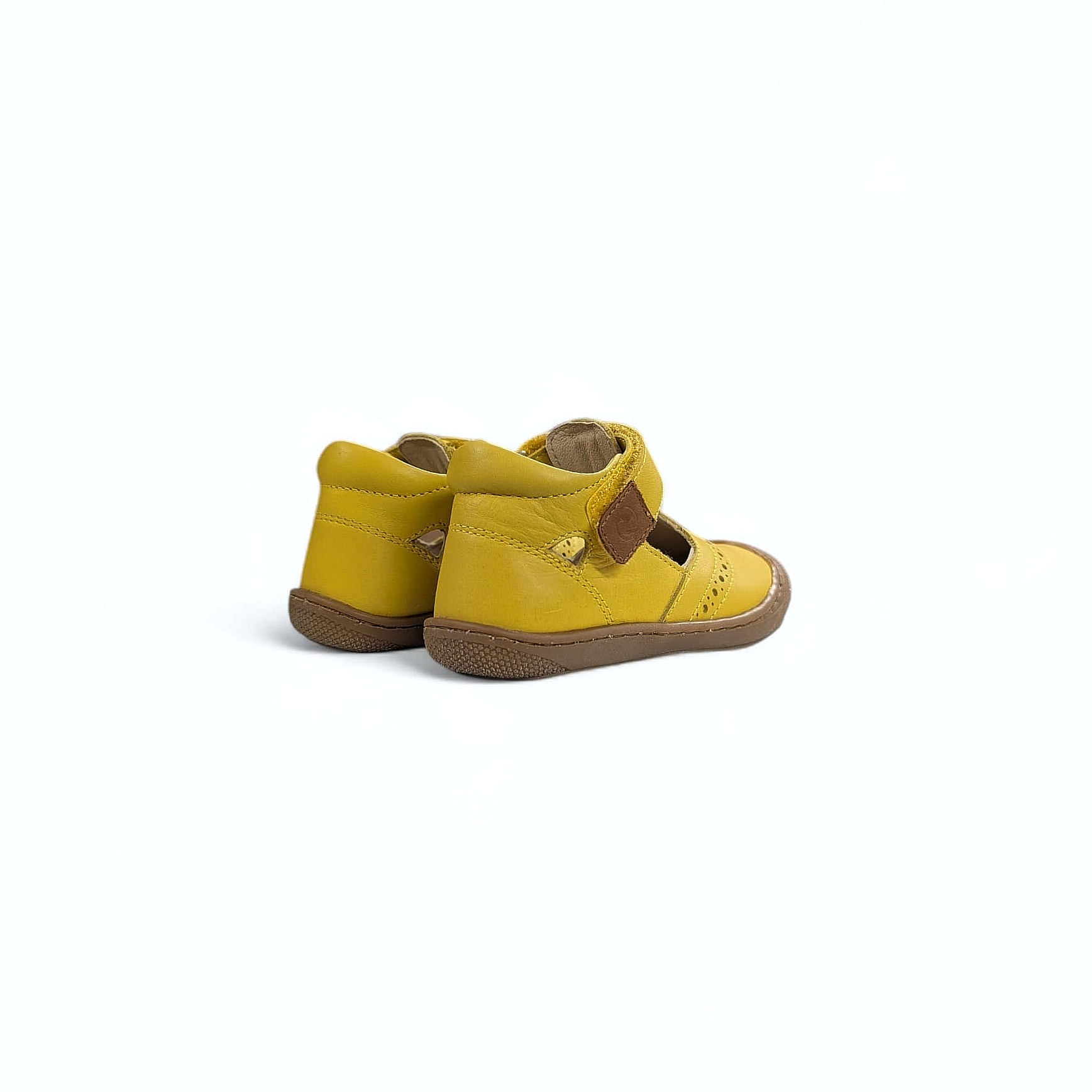 Gelb Naturino Kinder Halbsandalen