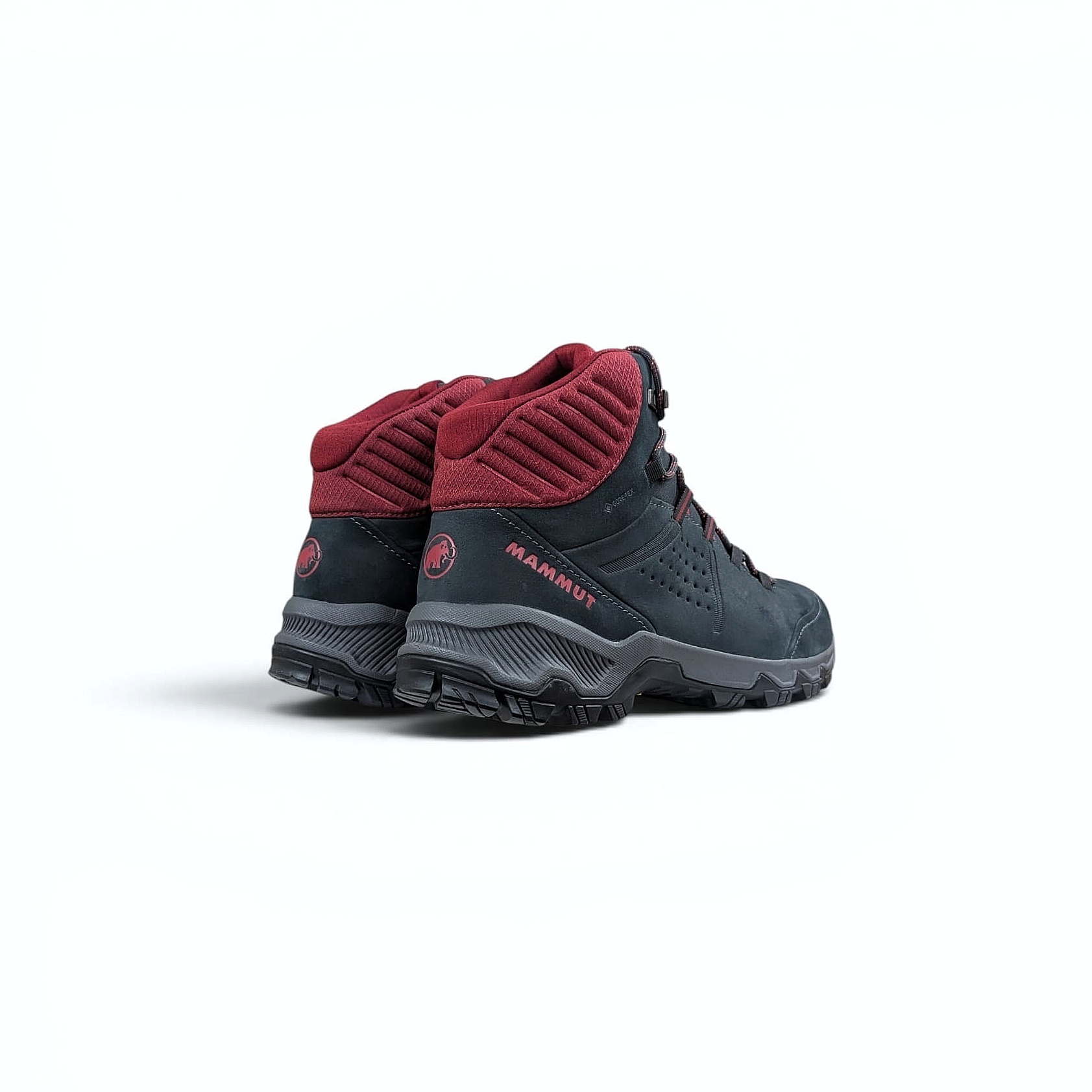 Black Red Mammut Nova IV Mid Gtx Damen Wanderschuhe