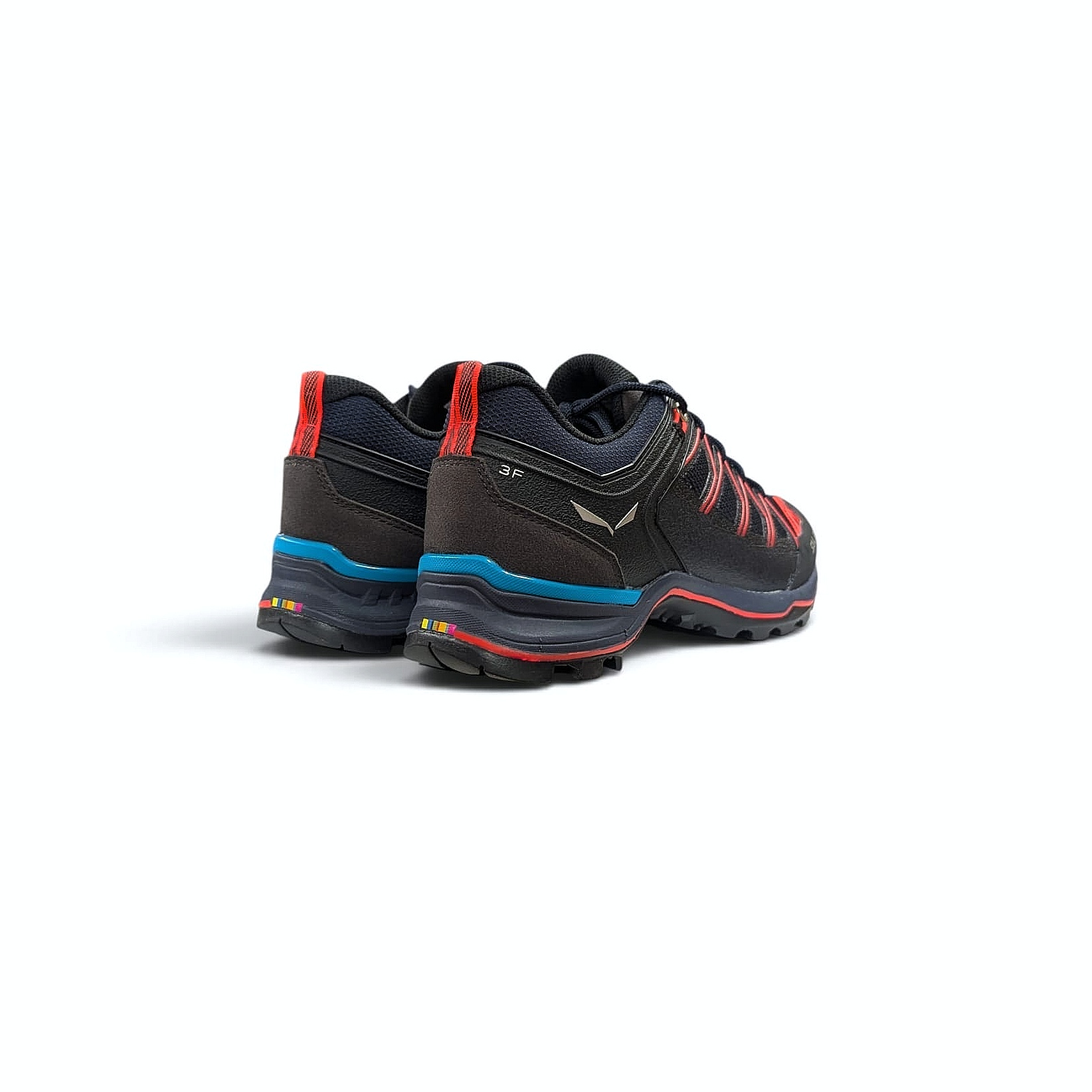 Salewa MTN Trainer Lite Damen Wanderschuh Premium Navy-Fluo Coral