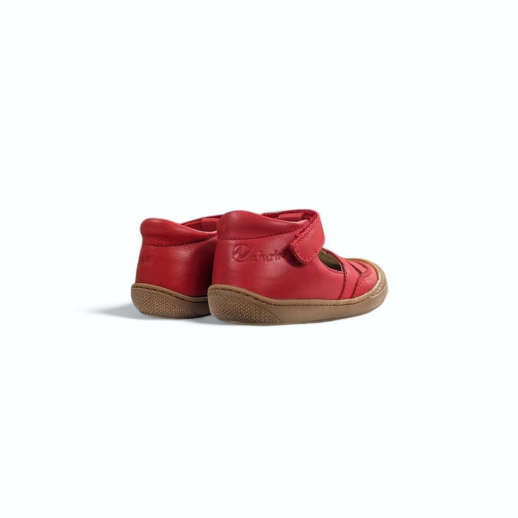 Rot Naturino Wad Kinder Halbsandalen