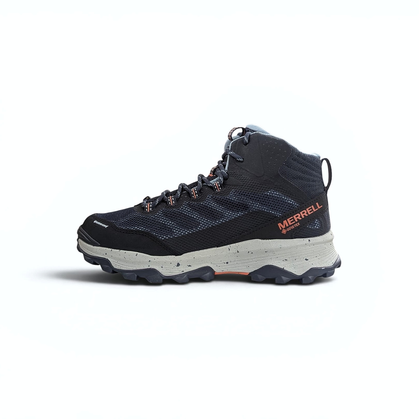 Navy Merrell Speed Strike Mid Gtx Damen Wanderschuhe