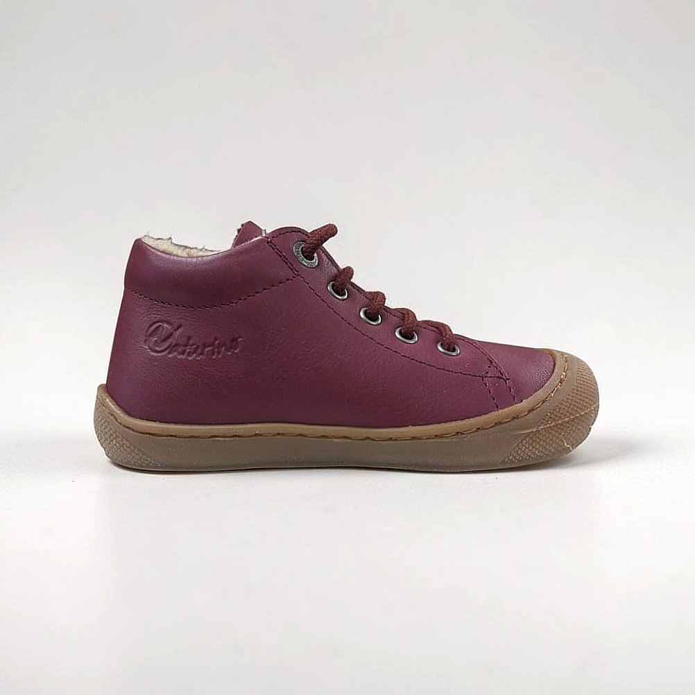Naturino Cocoon Kinder Winterschuh mit Schnürung - Berry Red