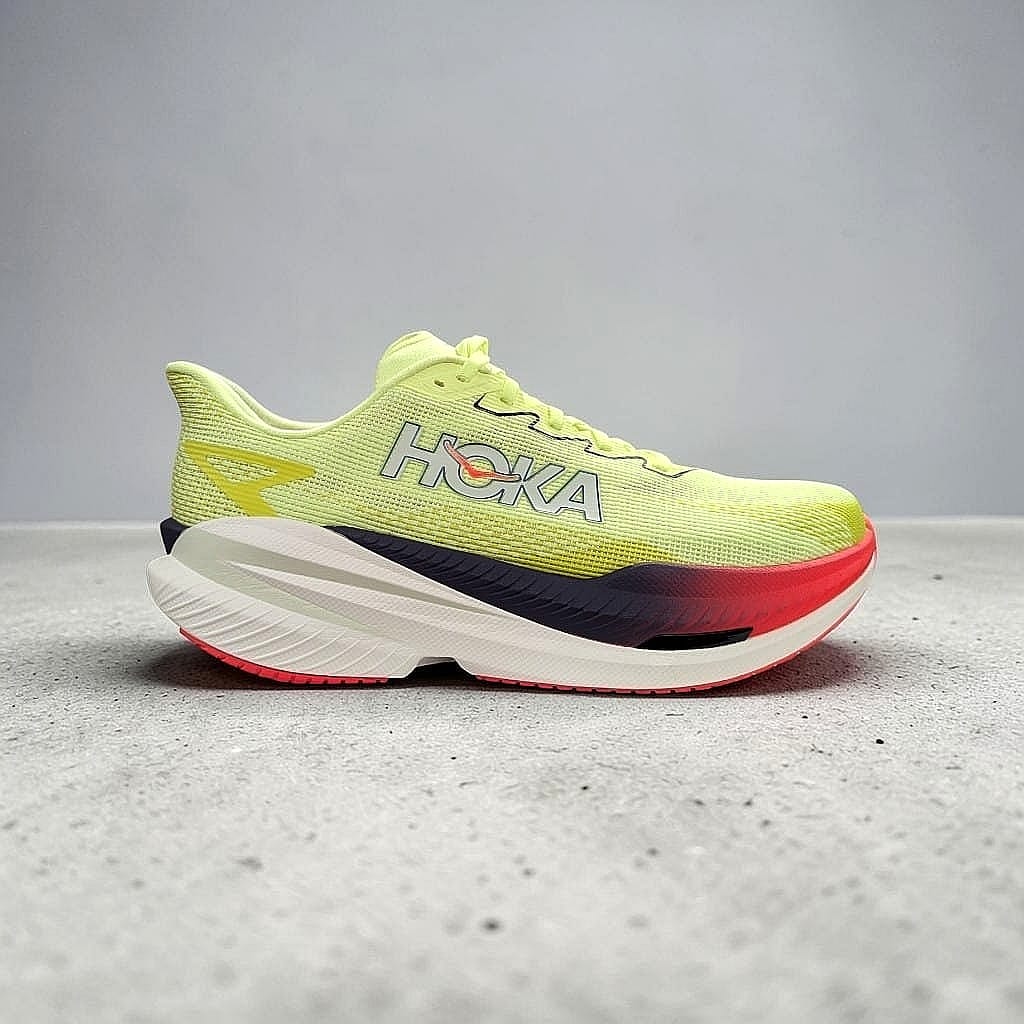 Hoka M Mach X 3 Herren Laufschuhe Neon Yuzu . Squid Ink