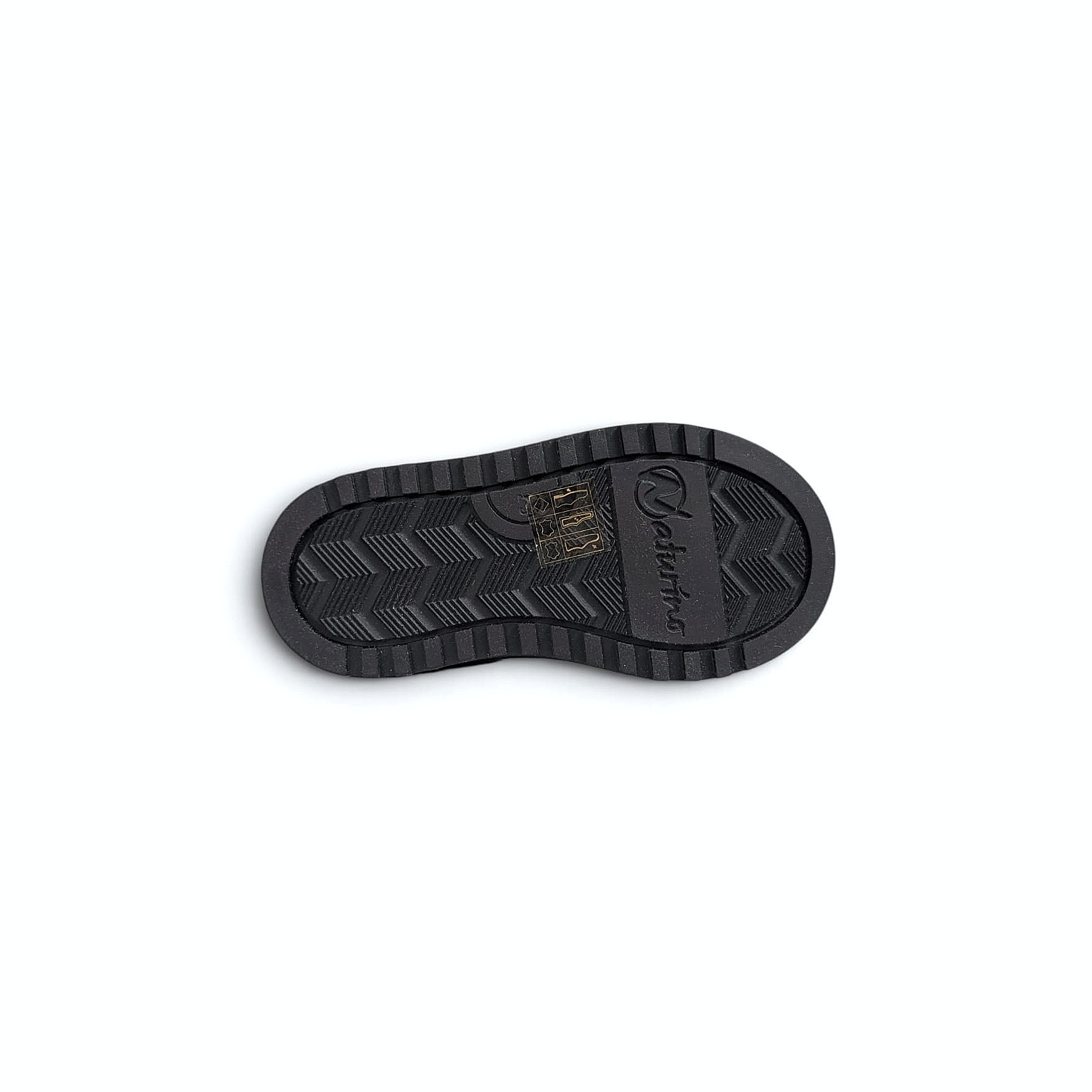 NATURINO Agoraio VL Vitello Sneaker – Nero-Arancio