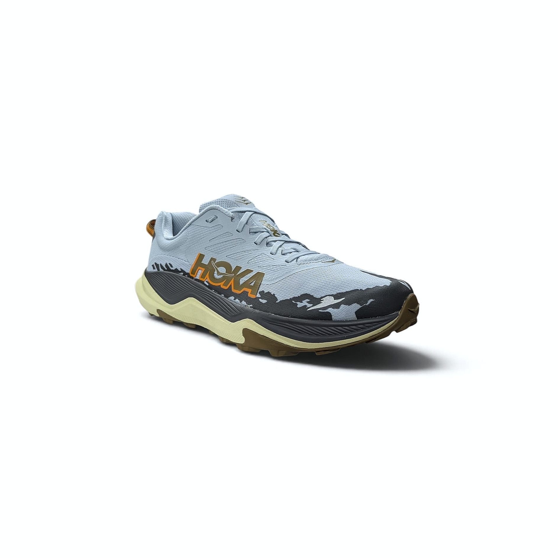 Hoka M Torrent 4 Herren Trailrunning Schuhe Mineral Blue-Asphalt Grey