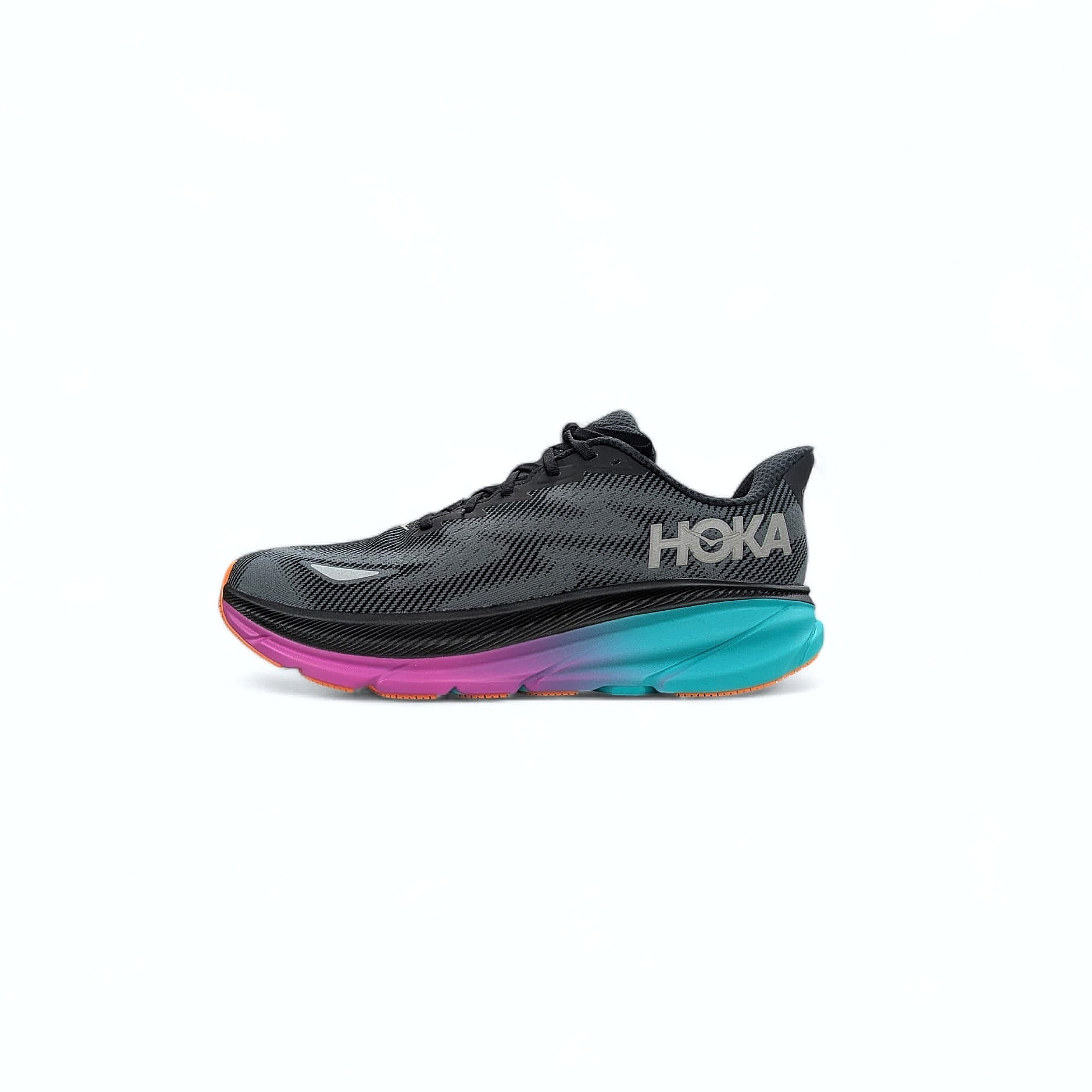 Black Hoka M Clifton 9 Gtx Herren Laufschuhe