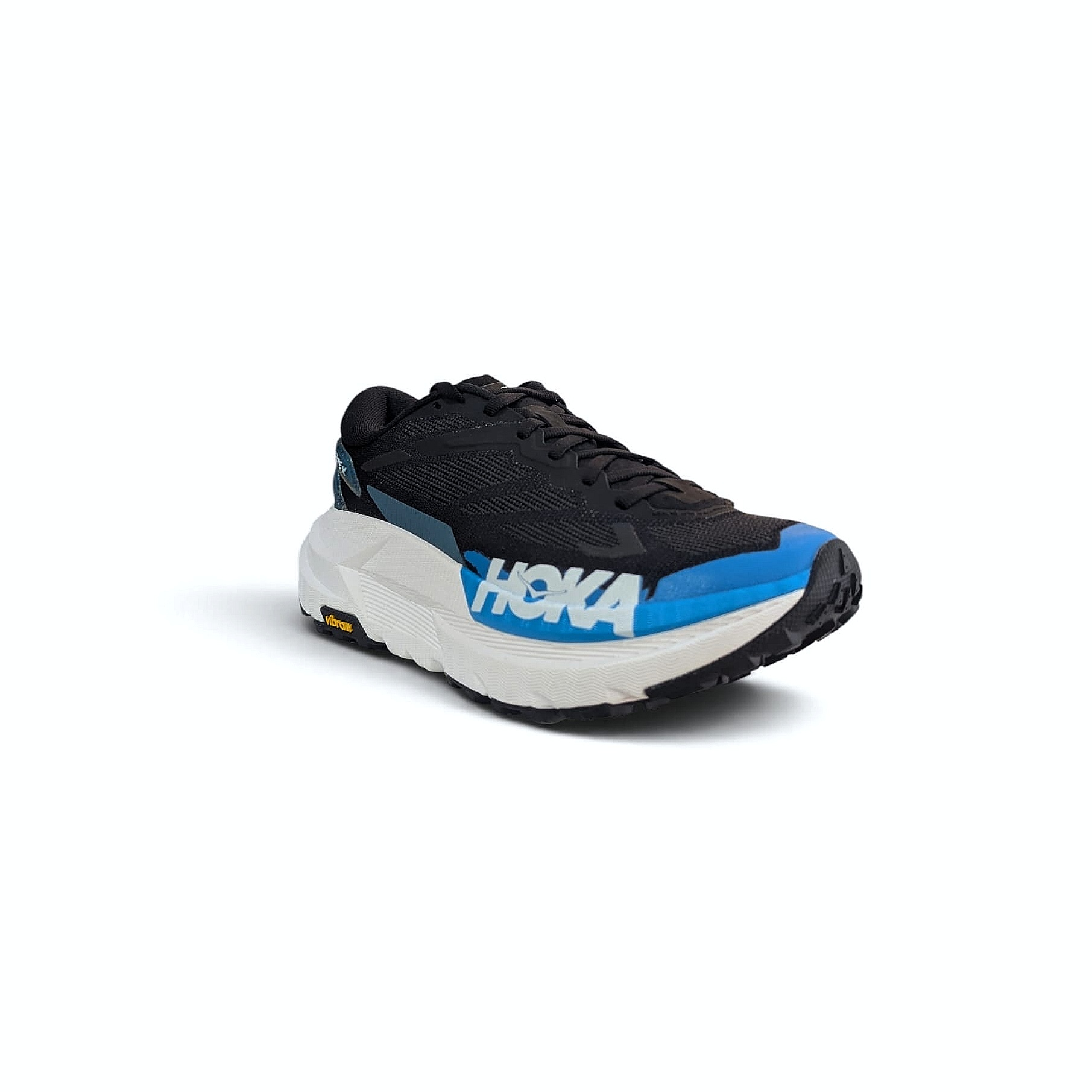 HOKA Mafate X Damen Trailrunningschuh - Black - Skyward Blue