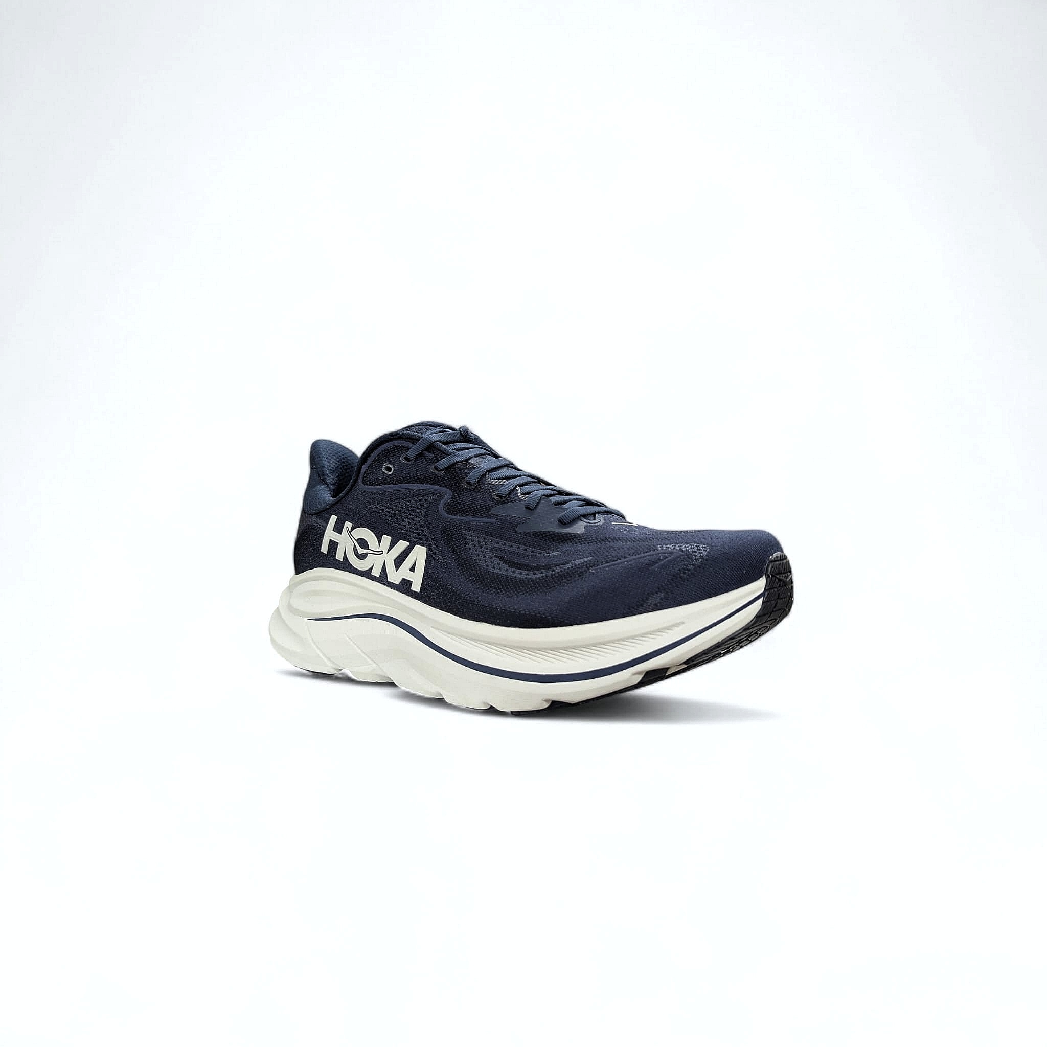 Navy Hoka M Clifton 10 Herren Laufschuhe