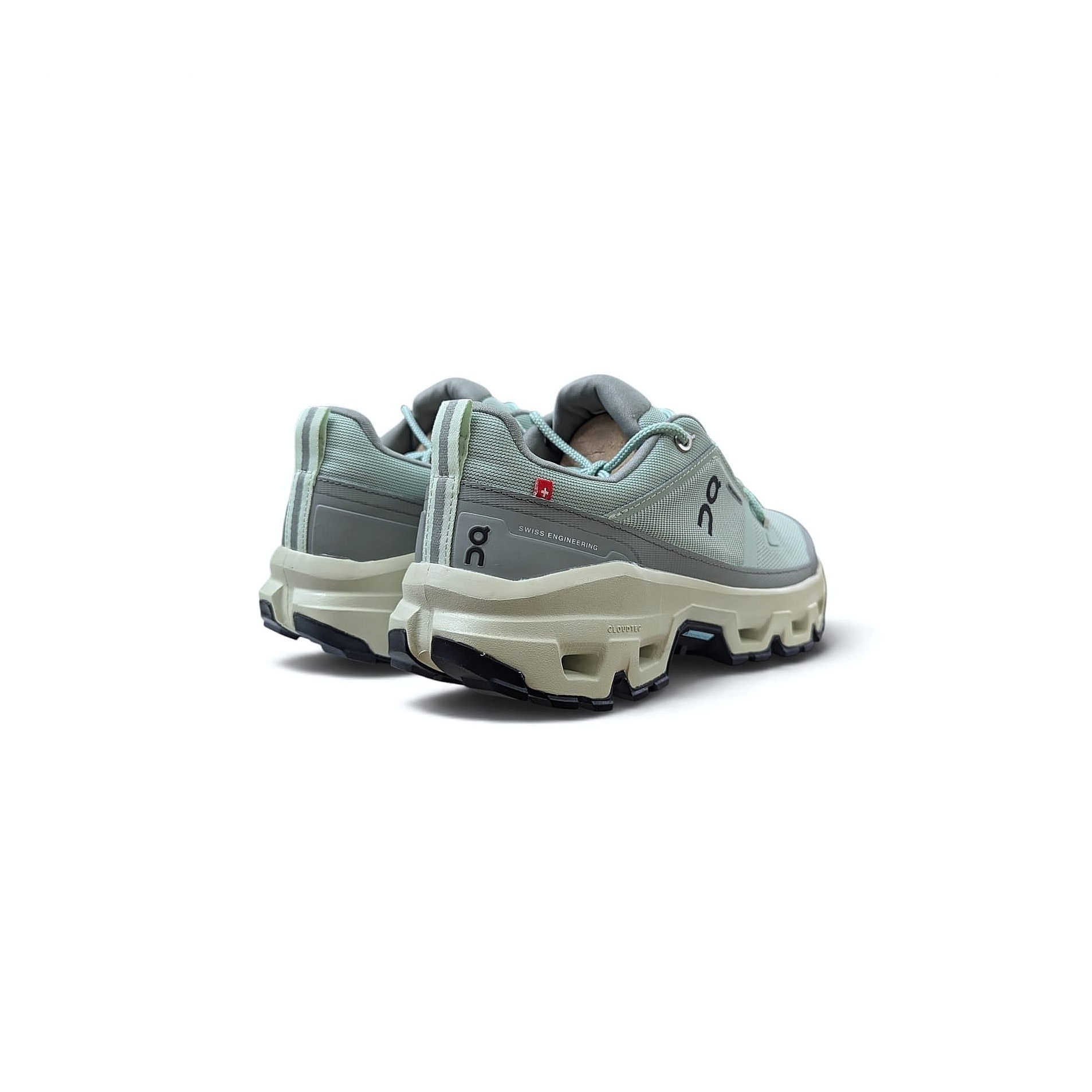 On Running Cloudrock Low WP Damen Wanderschuh – Mineral - Aloe