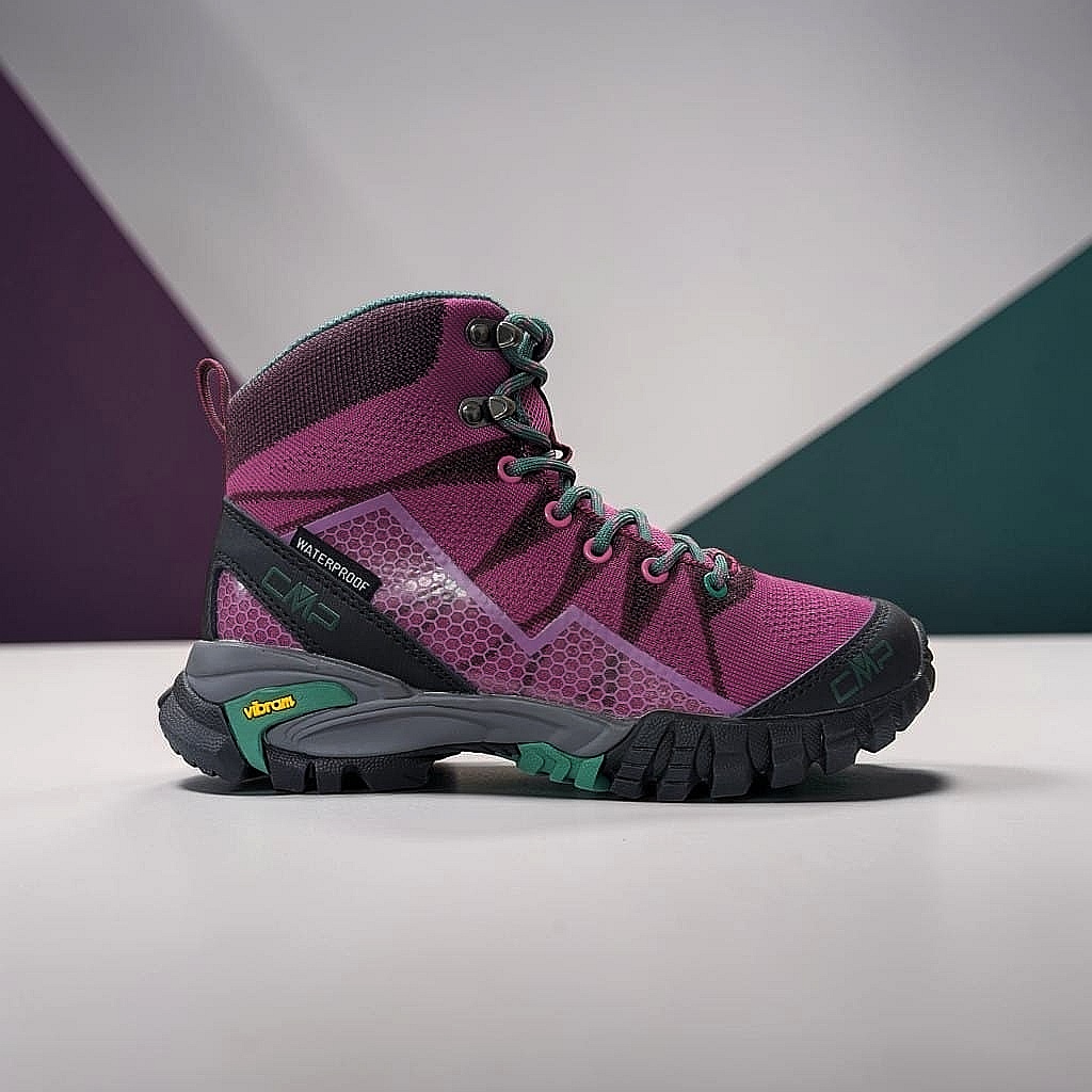 CMP Tauri Mid WMN Trekking Shoes WP – Damen Trekkingschuhe Borgogna