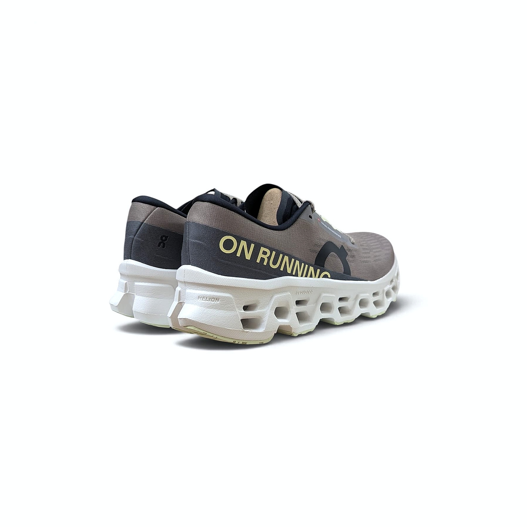 On Cloudmonster 3 Damen Laufschuh Cinder - Ivory