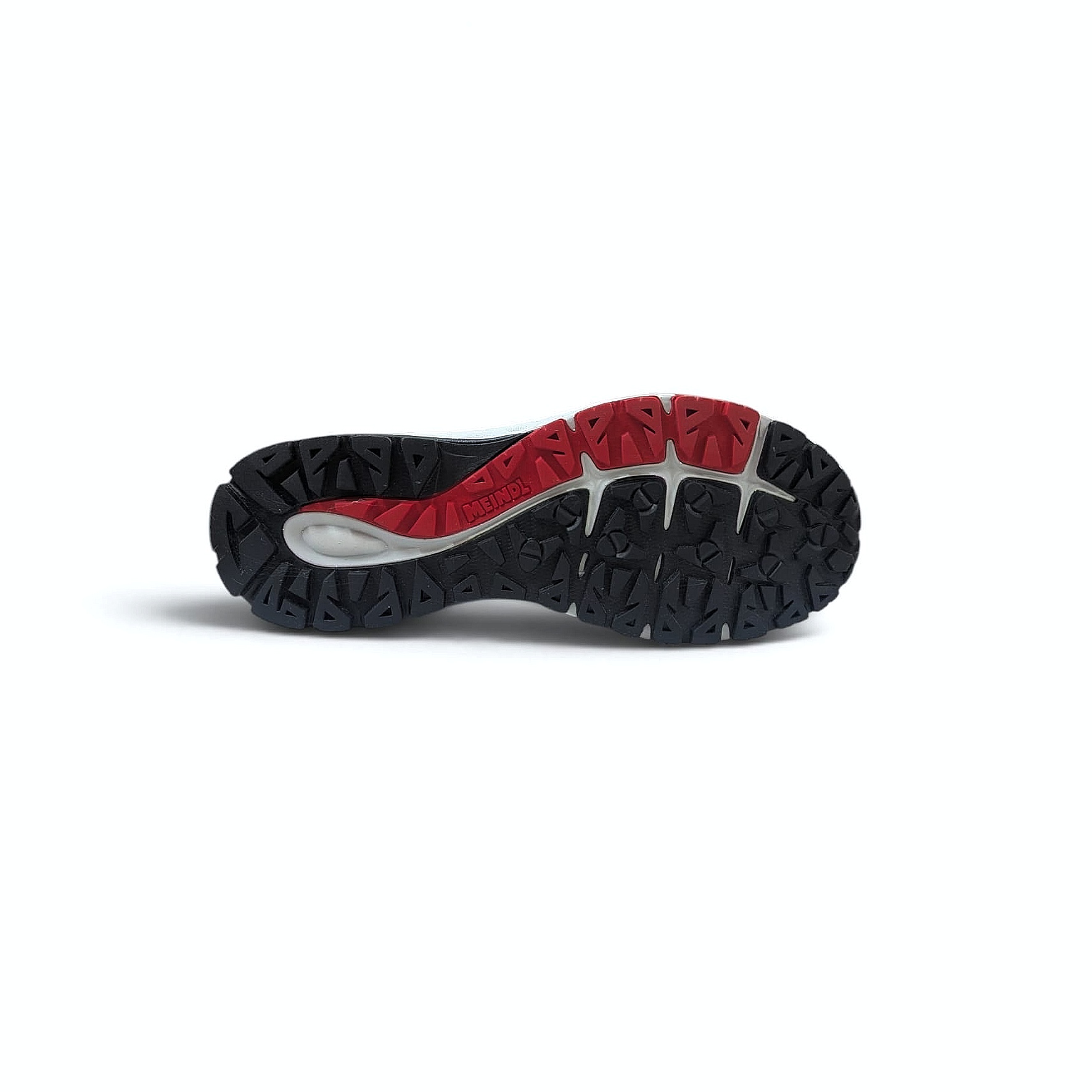 Meindl Power Walker 4.2 Mid Herren Wanderstiefel Anthrazit - Rot