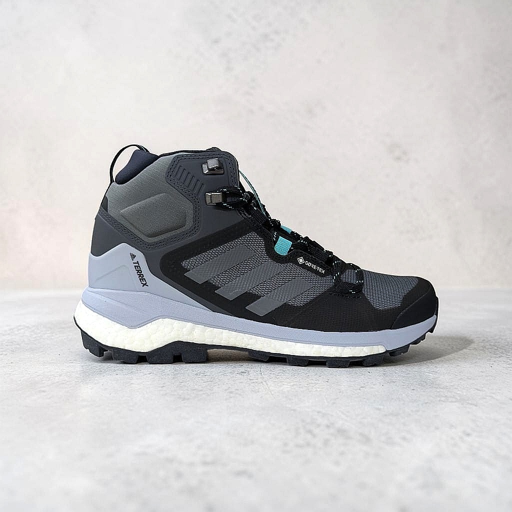 Adidas Terrex Skychaser 2 Mid GTX Damen Wanderschuh grey six-grey four-halo silver