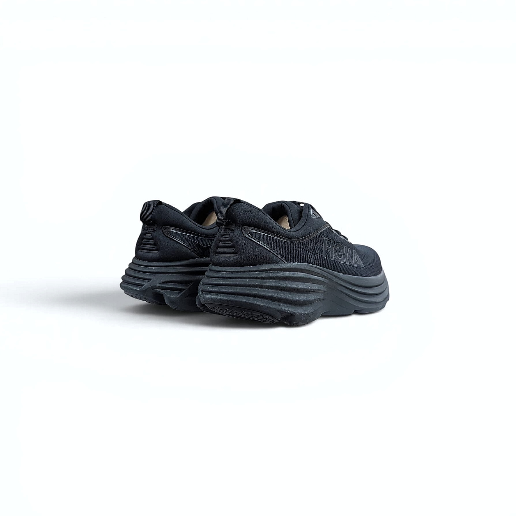 Black Hoka M Bondi 8 Herren Laufschuhe