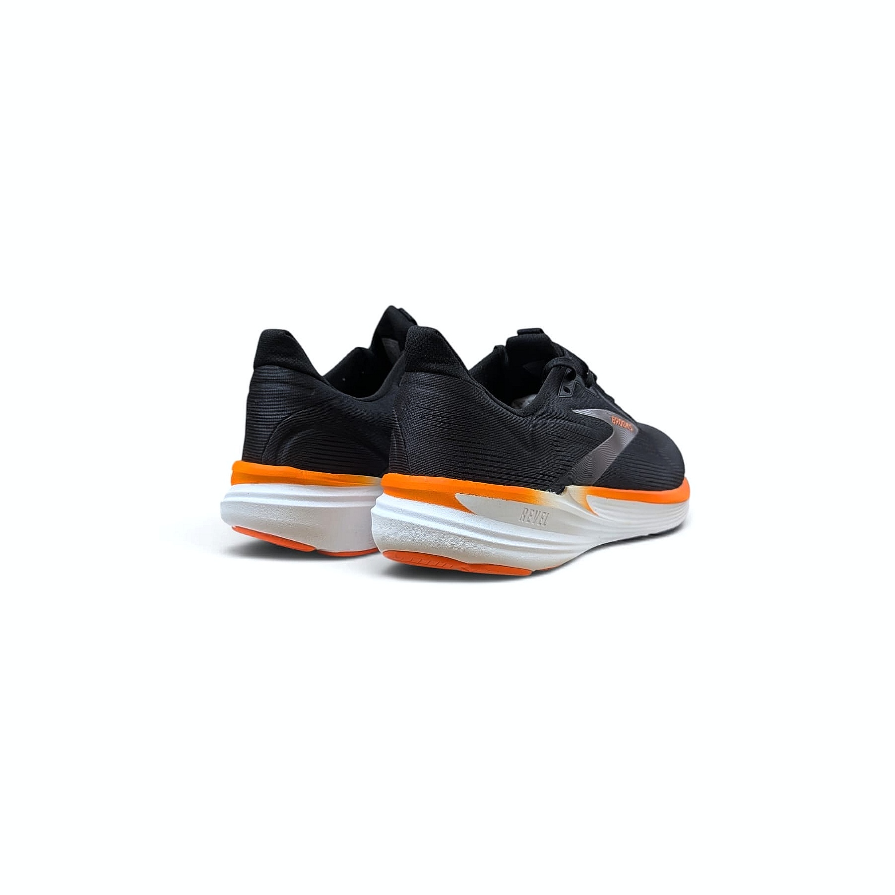 Brooks Revel 8 Herren Laufschuh - Black-Excalibur-Orange