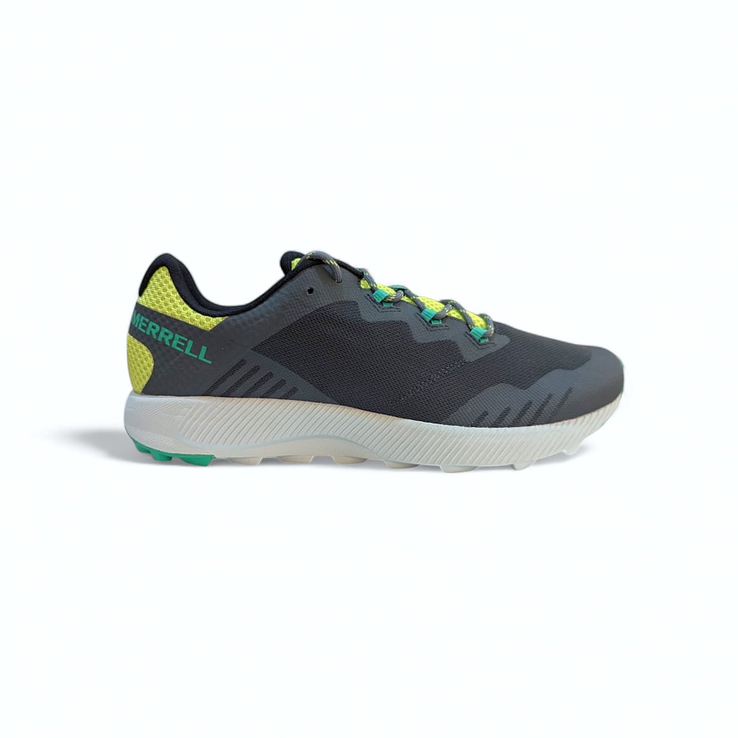 Merrell Fluxion Herren Trail-Laufschuh - Castle-Lime