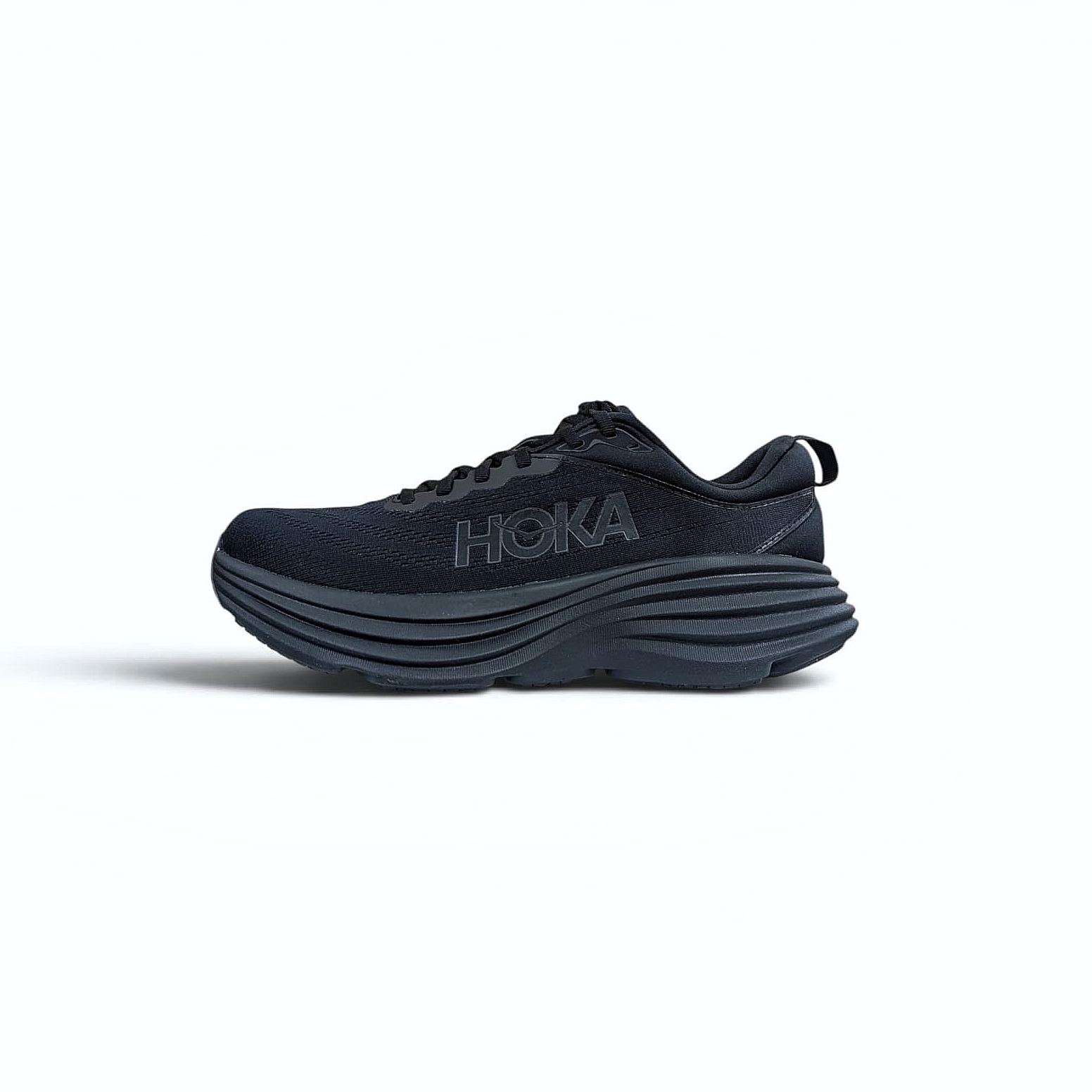 Black Hoka M Bondi 8 Herren Laufschuhe