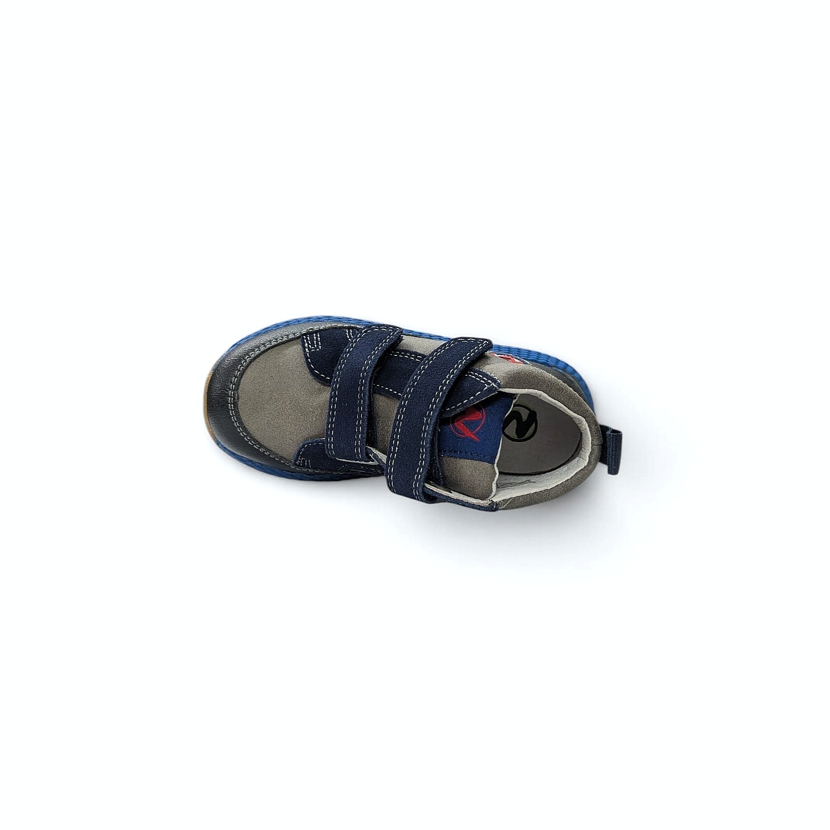 NATURINO Snorky VL Kinder Klett-Sneaker – Nero-Antracite-Navy