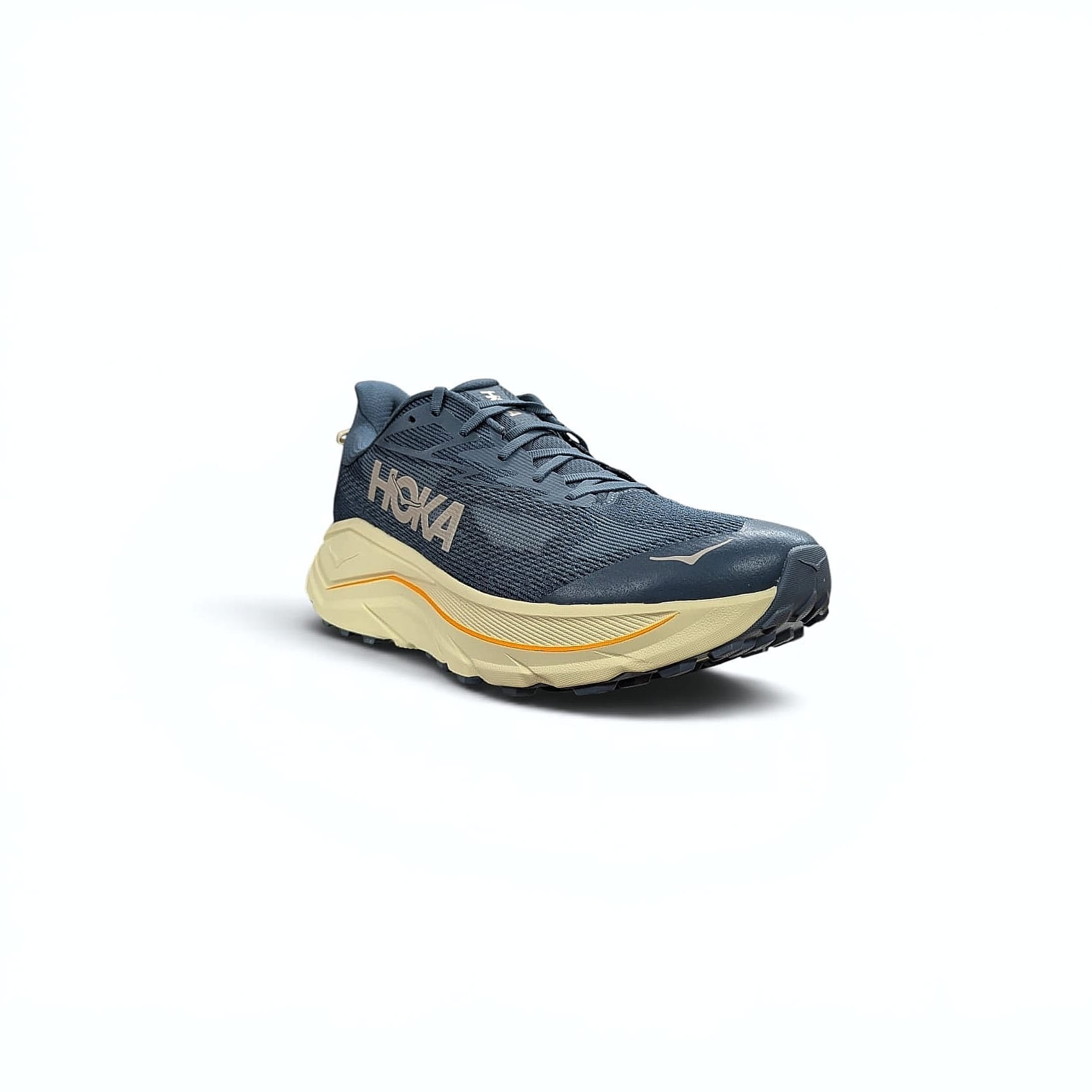 Hoka Challenger 8 Herren Trail-  Straßen-Laufschuhe  faded navy.pampass grass